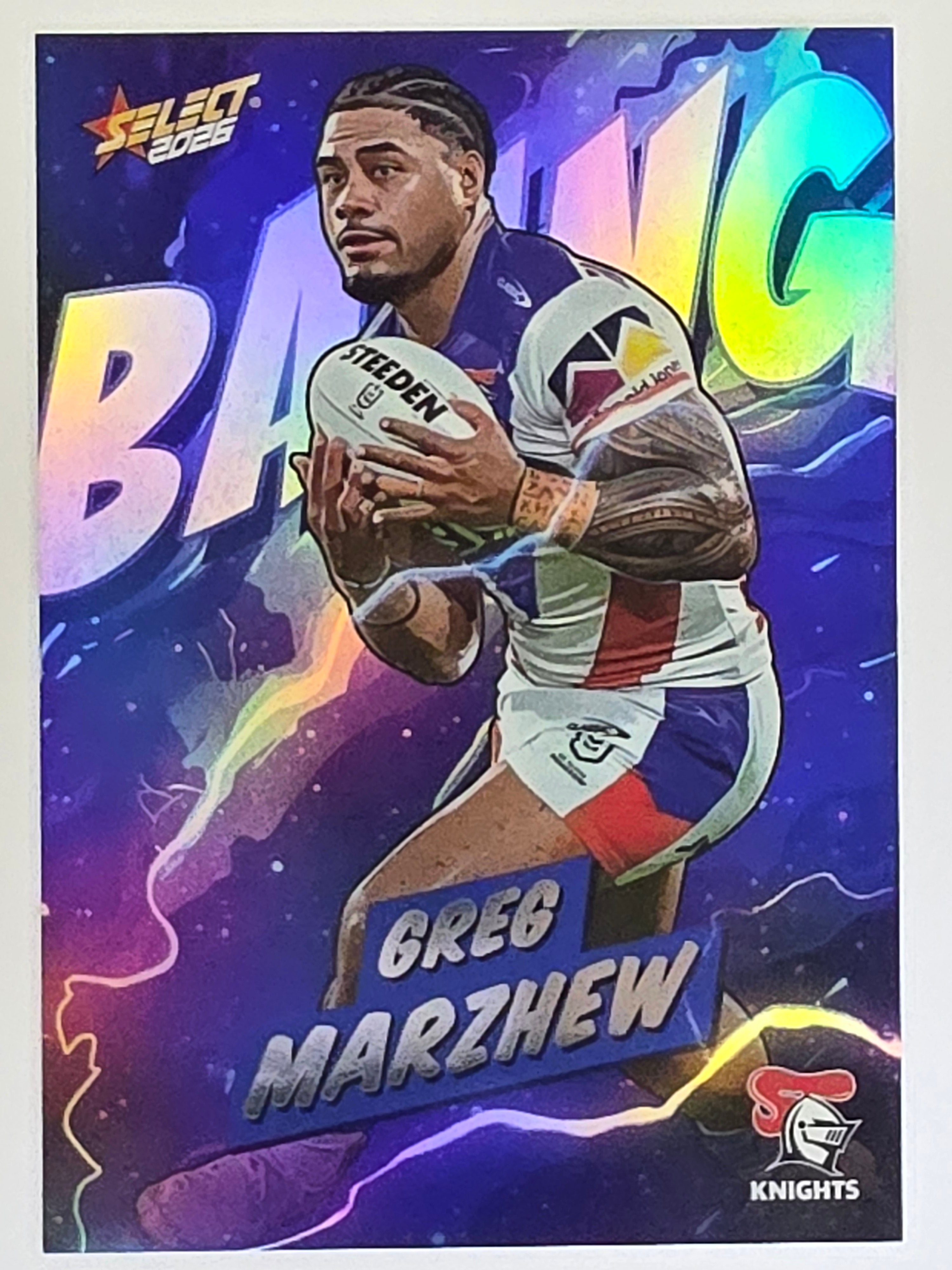 NRL 2026 League Heroes | Bang | #B52 | Greg Marzhew | Newcastle Knights
