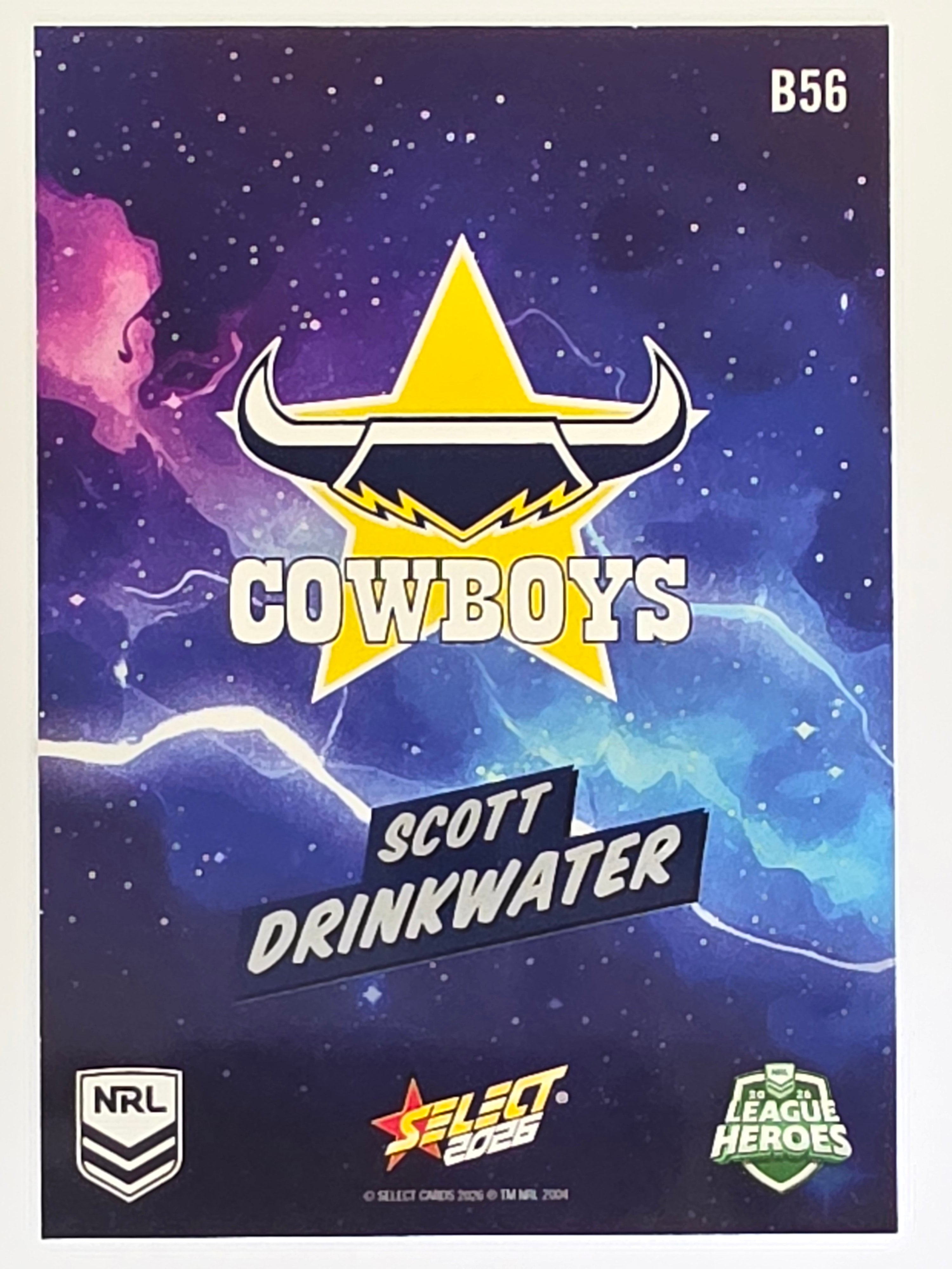 NRL 2026 League Heroes | Bang | #B56 | Scott Drinkwater | North Queensland Cowboys