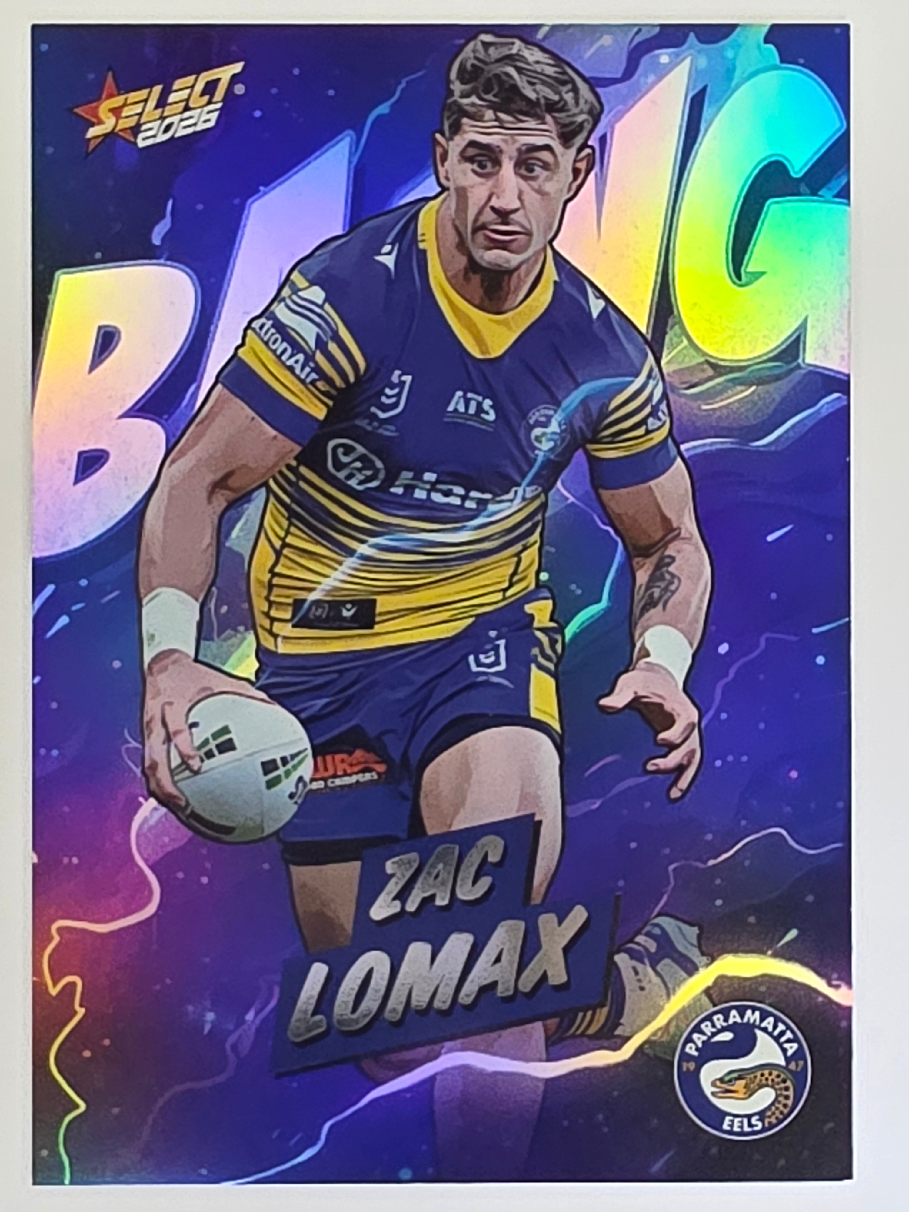 NRL 2026 League Heroes | Bang | #B62 | Zac Lomax | Parramatta Eels