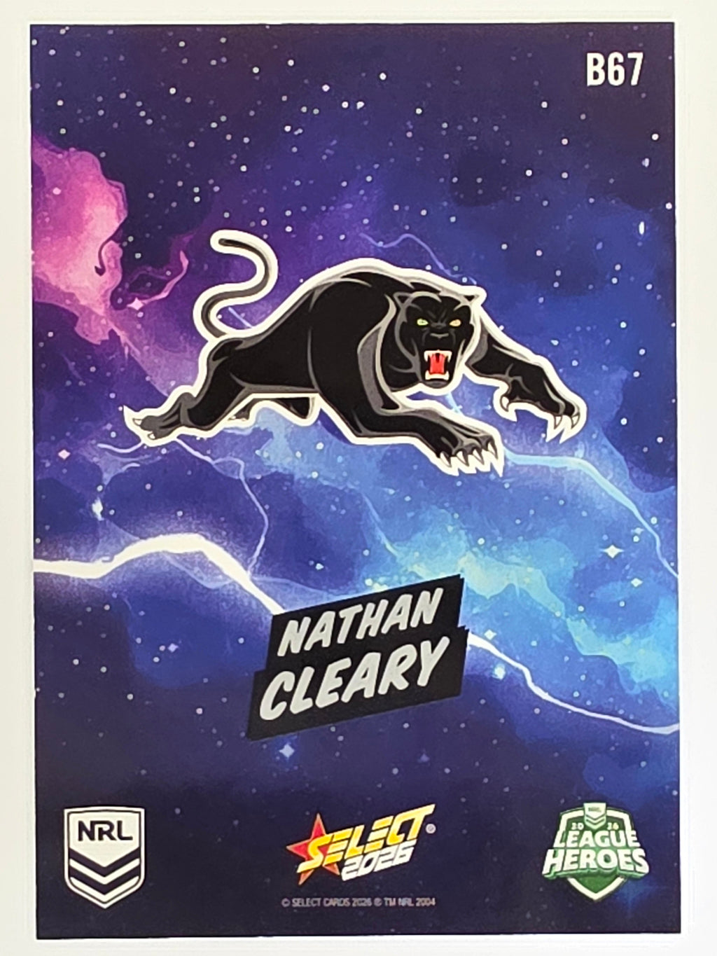 NRL 2026 League Heroes | Bang | #B67 | Nathan Cleary | Penrith Panthers