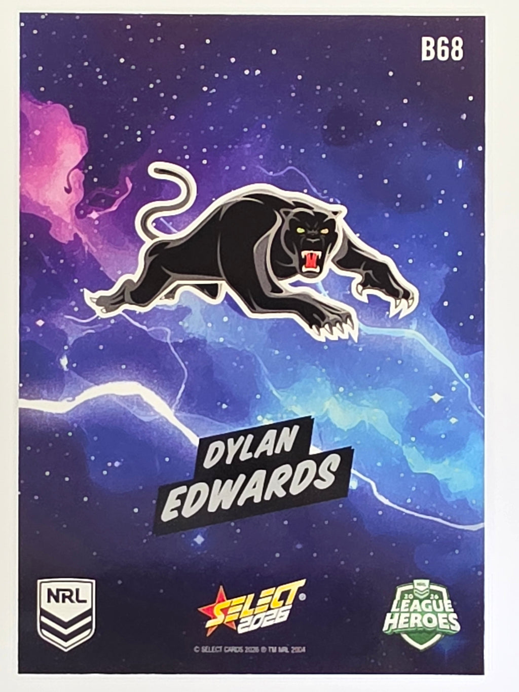 NRL 2026 League Heroes | Bang | #B68 | Dylan Edwards | Penrith Panthers
