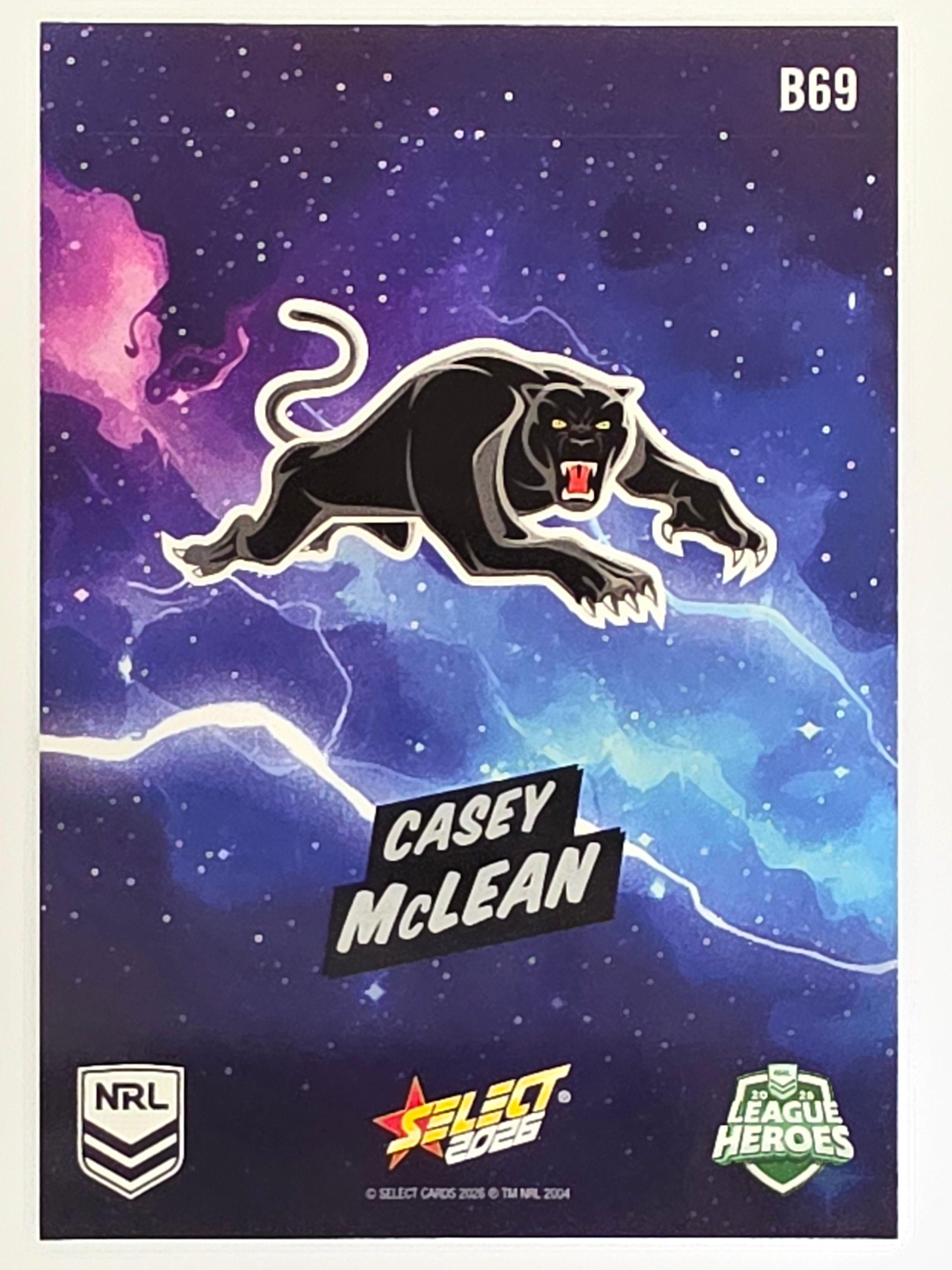 NRL 2026 League Heroes | Bang | #B69 | Casey McLean | Penrith Panthers