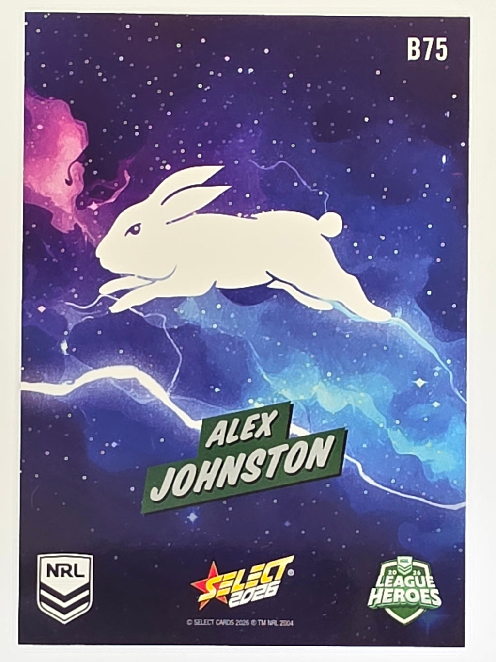 NRL 2026 League Heroes | Bang | #B75 | Alex Johnston | South Sydney Rabbitohs