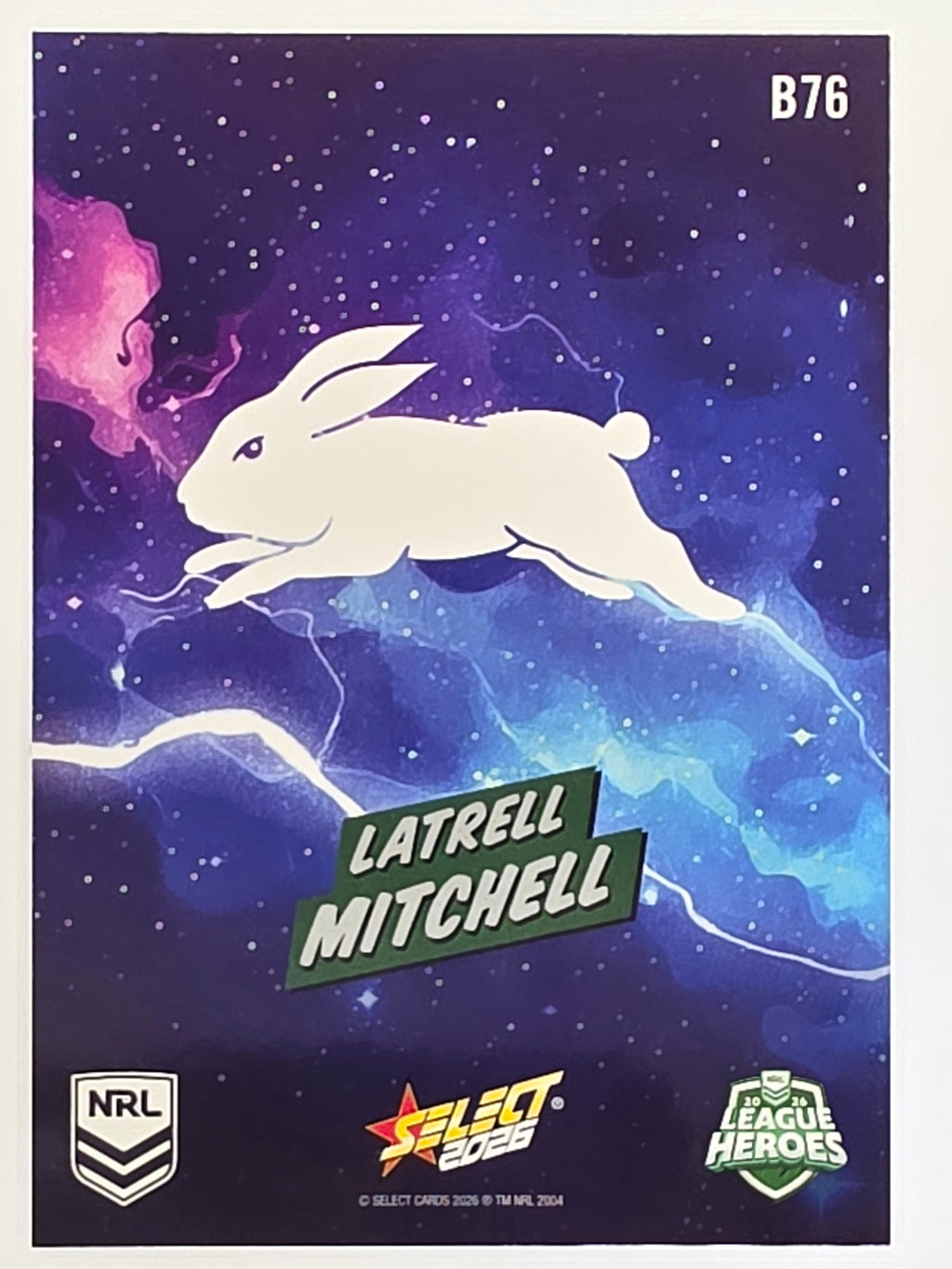 NRL 2026 League Heroes | Bang | #B76 | Latrell Mitchell | South Sydney Rabbitohs