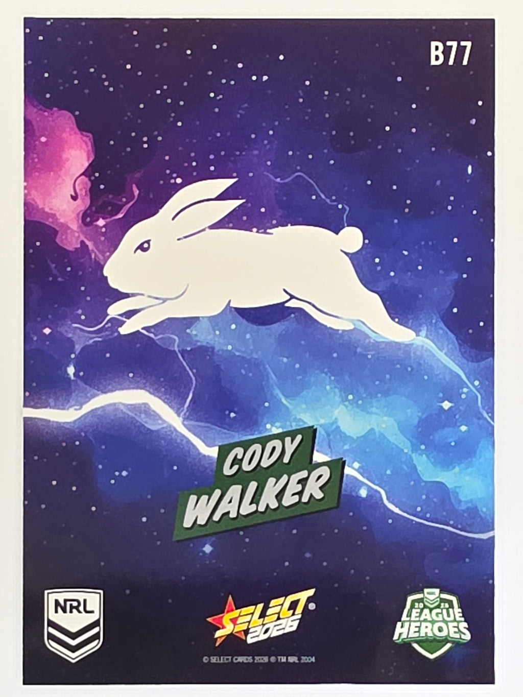 NRL 2026 League Heroes | Bang | #B77 | Cody Walker | South Sydney Rabbitohs