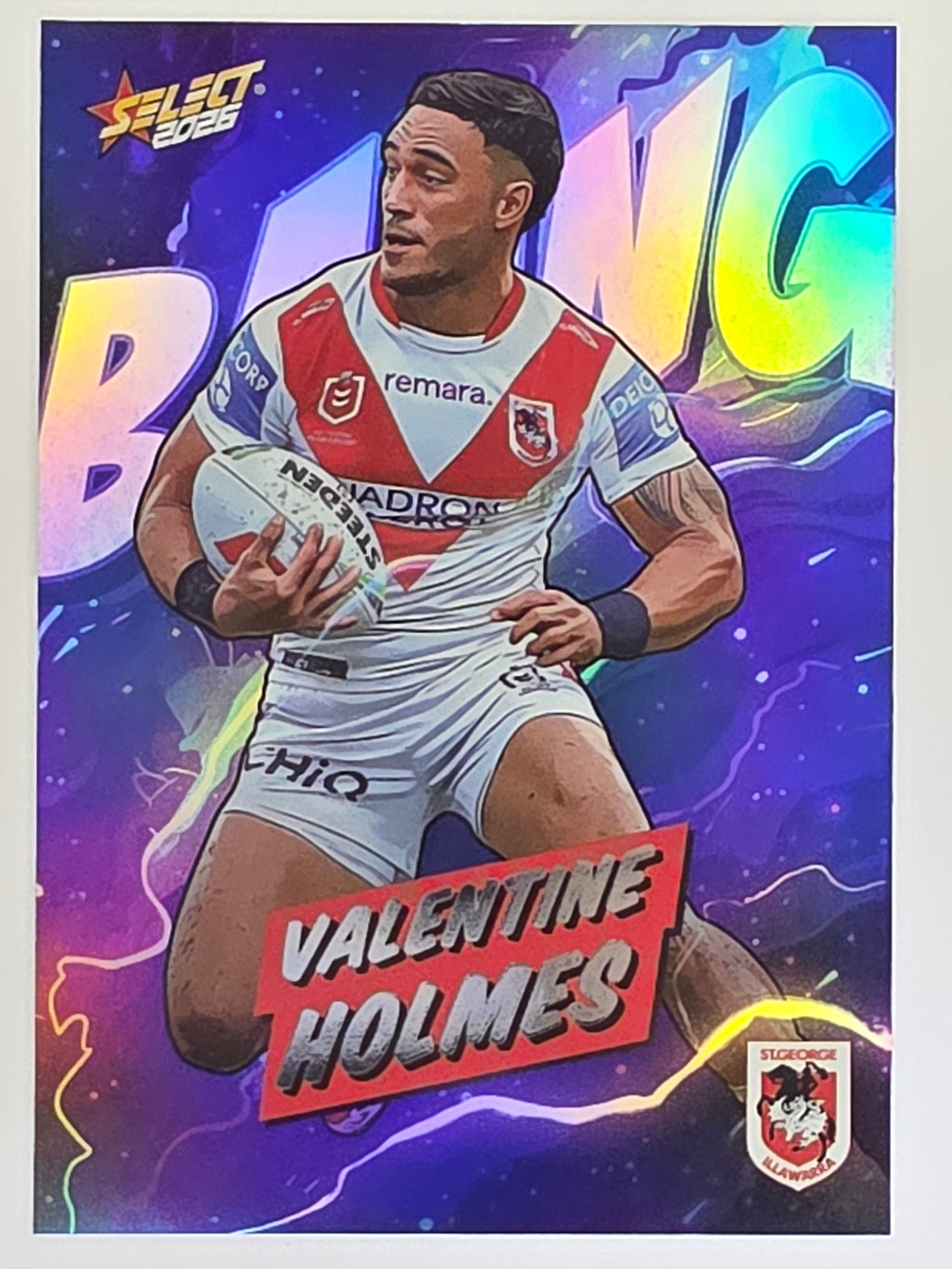 NRL 2026 League Heroes | Bang | #B81 | Valentine Holmes | St George Illawarra Dragons