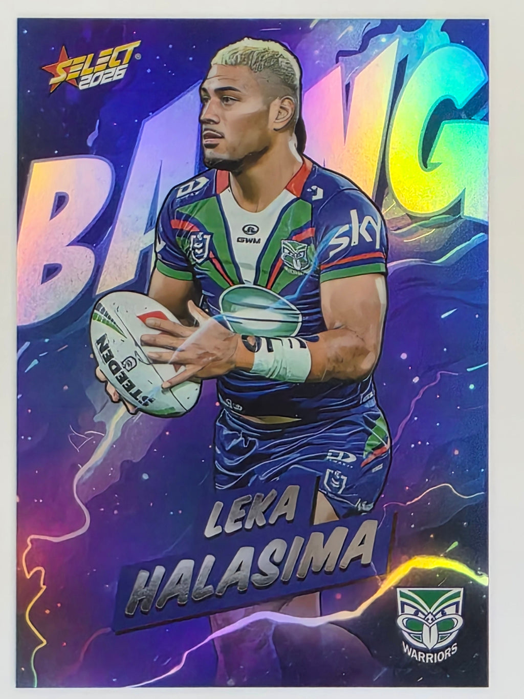 NRL 2026 League Heroes | Bang | #B91 | Leka Halasima | New Zealand Warriors