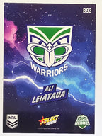 NRL 2026 League Heroes | Bang | #B93 | Ali Leiataua | New Zealand Warriors
