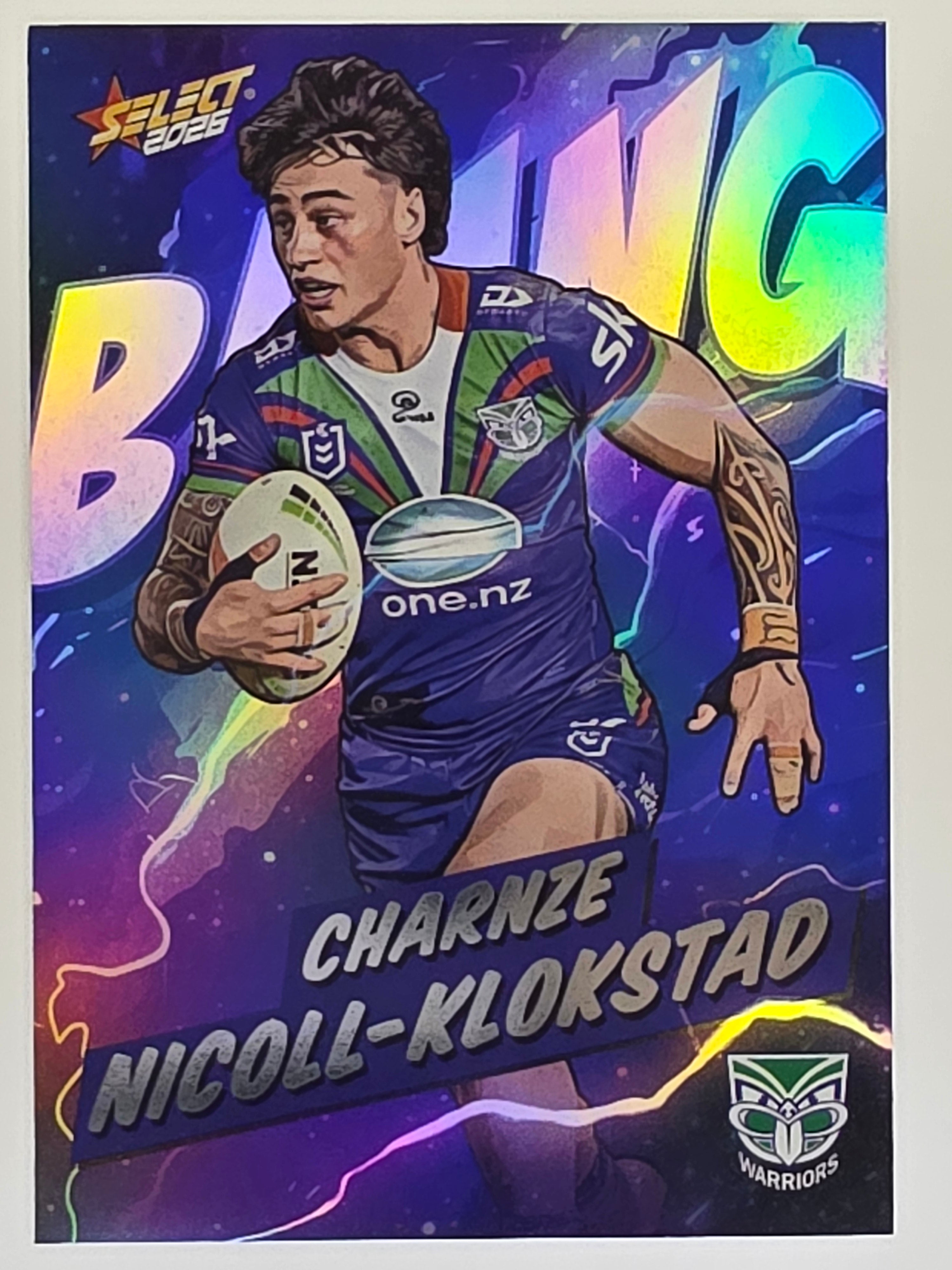 NRL 2026 League Heroes | Bang | #B95 | Charnze Nicoll-Klokstad | New Zealand Warriors