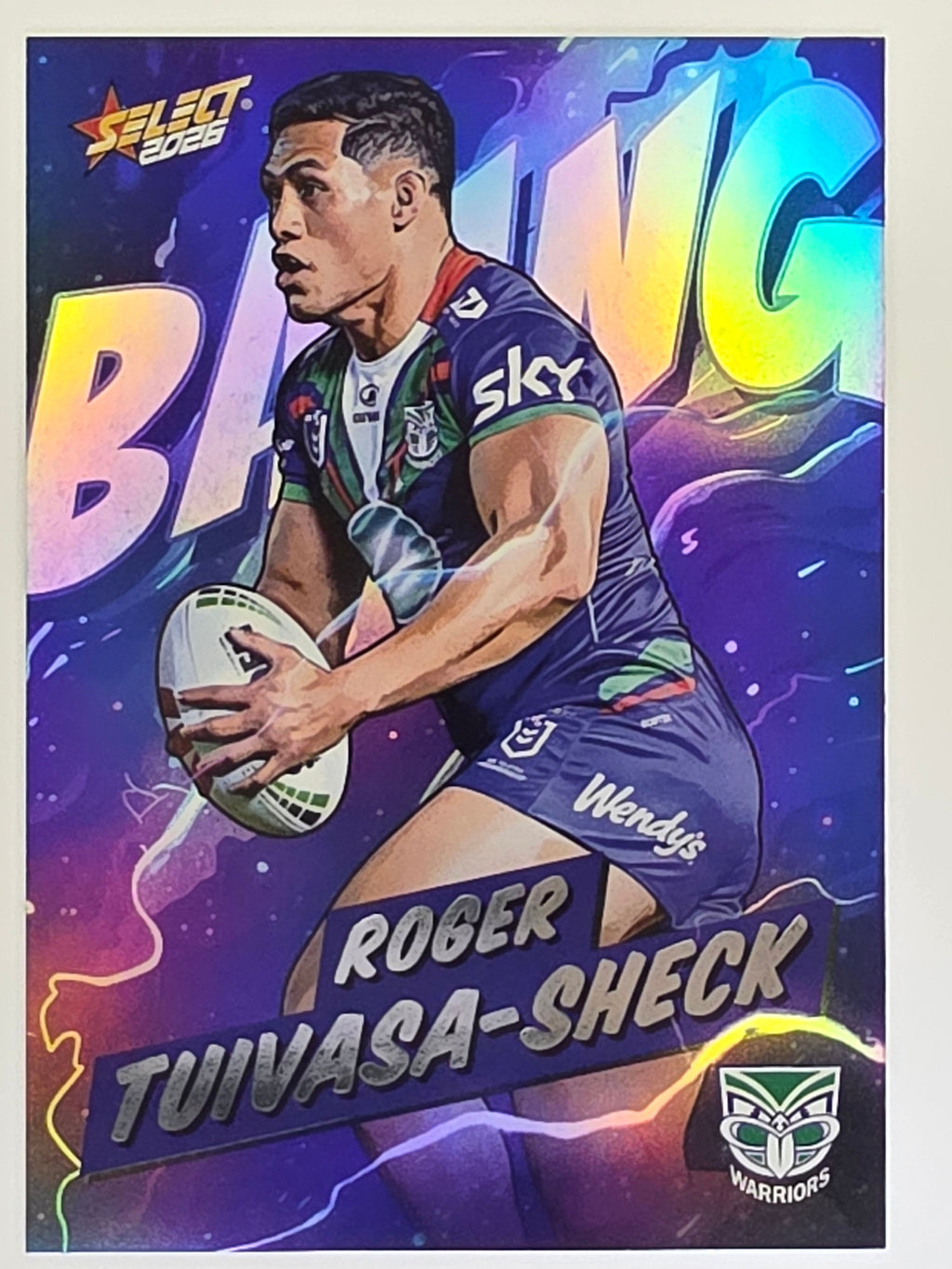 NRL 2026 League Heroes | Bang | #B96 | Roger Tuivasa-Sheck | New Zealand Warriors