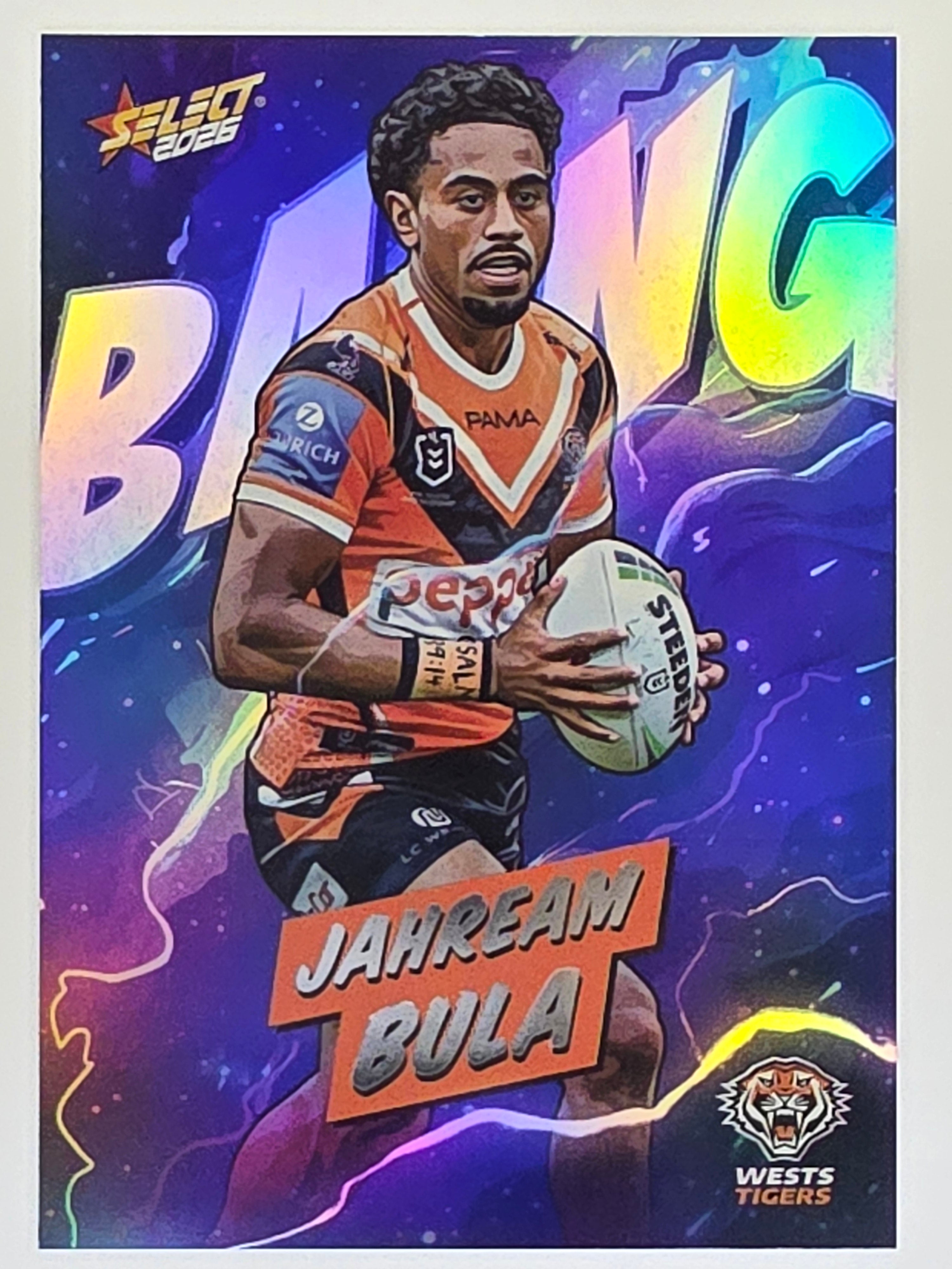 NRL 2026 League Heroes | Bang | #B97 | Jahream Bula | Wests Tigers