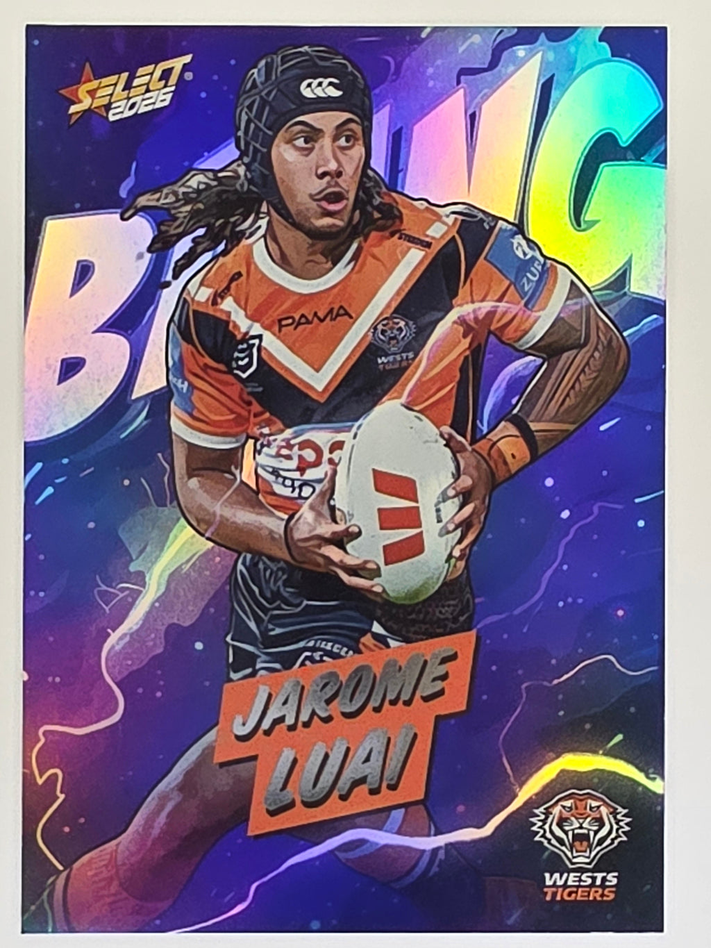 NRL 2026 League Heroes | Bang | #B99 | Jarome Luai | Wests Tigers