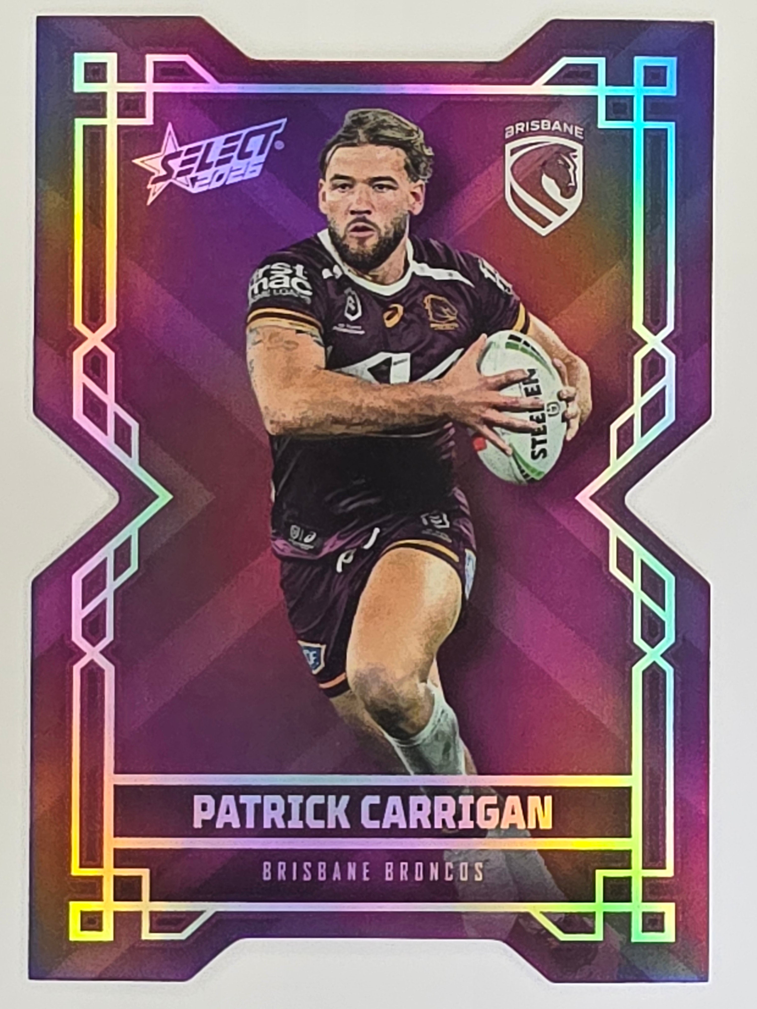 NRL 2026 League Heroes | Colours Diecut | #CD2 | Patrick Carrigan | Brisbane Broncos