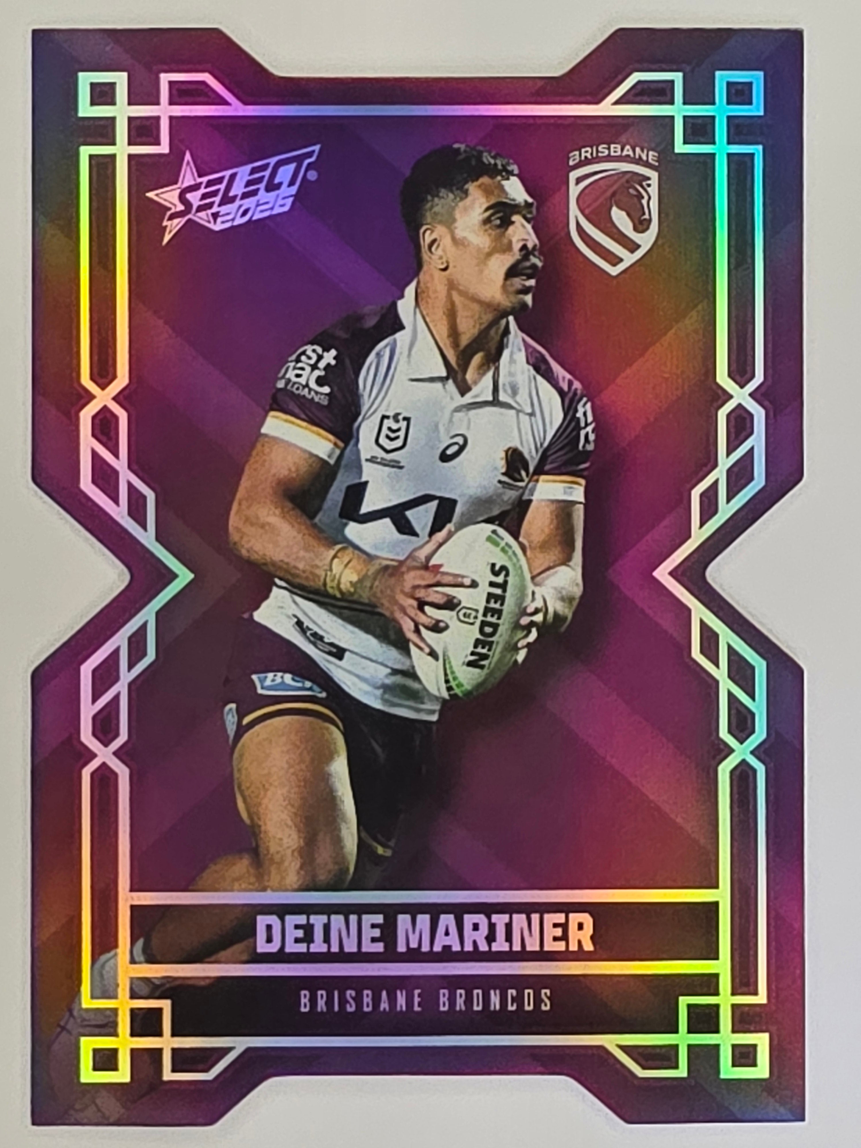 NRL 2026 League Heroes | Colours Diecut | #CD6 | Deine Mariner | Brisbane Broncos
