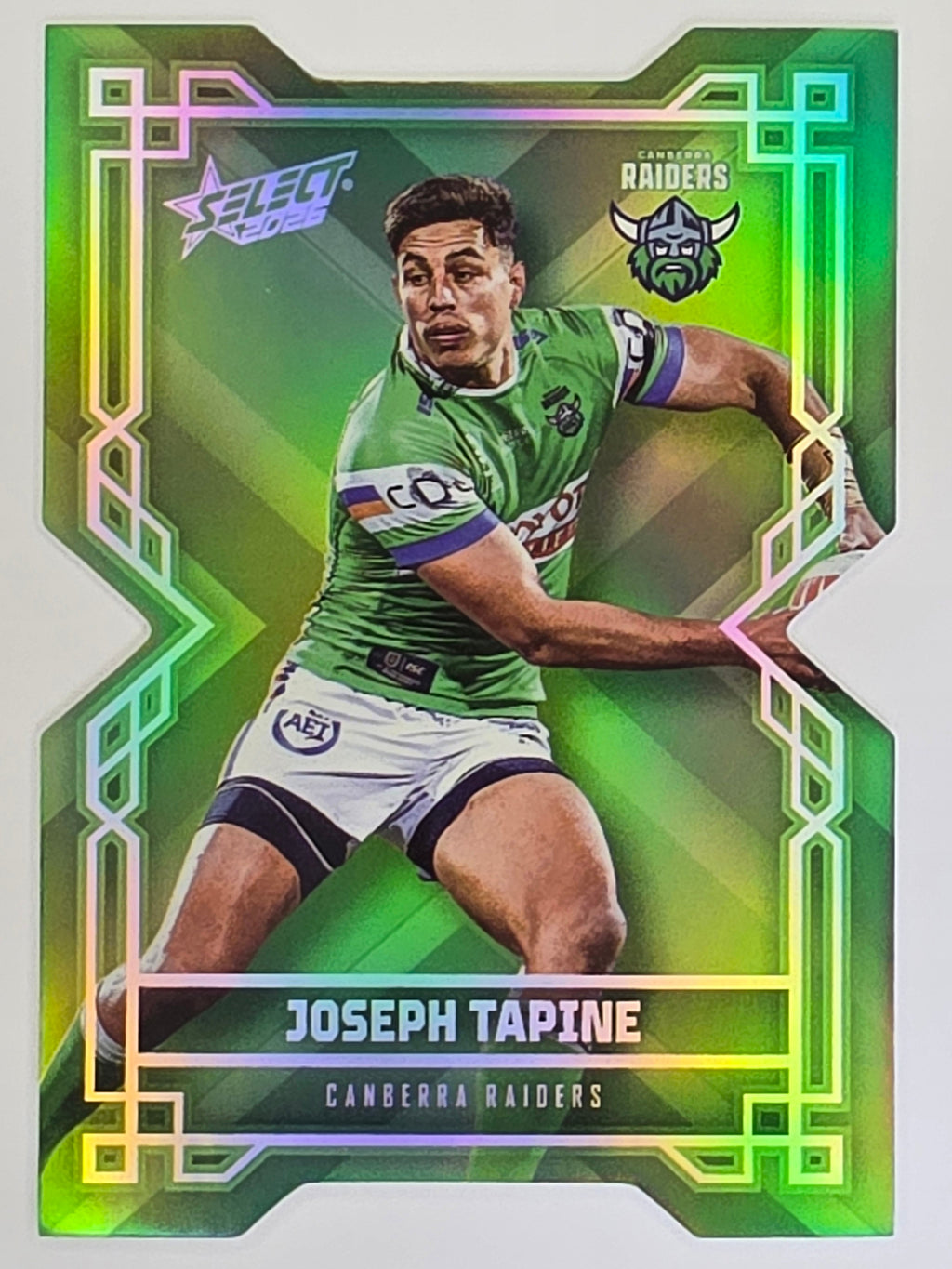 NRL 2026 League Heroes | Colours Diecut | #CD23 | Joseph Tapine |Canberra Raiders