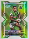 NRL 2026 League Heroes | Colours Diecut | #CD24 | Matthew Timoko | Canberra Raiders