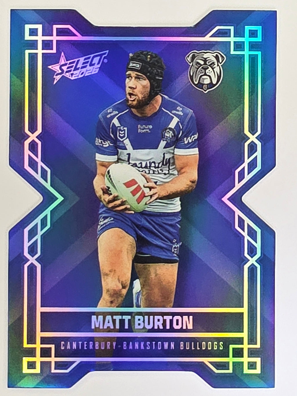 NRL 2026 League Heroes | Colours Diecut | #CD27 | Matt Burton | Canterbury Bulldogs