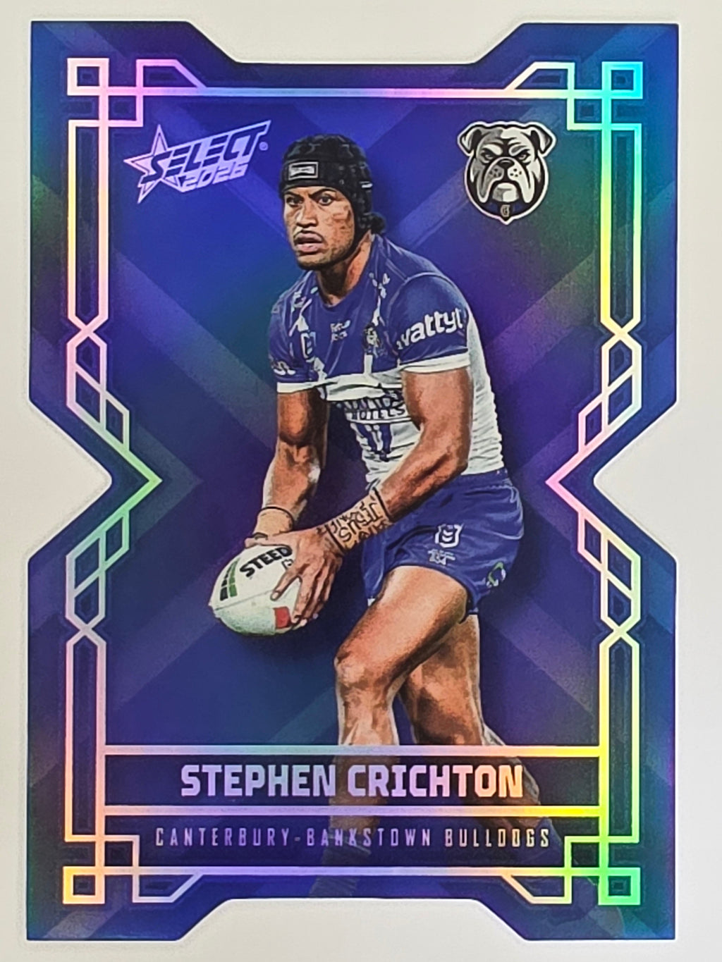 NRL 2026 League Heroes | Colours Diecut | #CD28 | Stephen Crichton | Canterbury Bulldogs