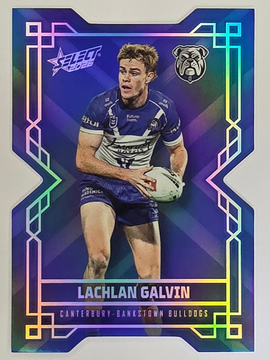 NRL 2026 League Heroes | Colours Diecut | #CD29 | Lachlan Galvin | Canterbury Bulldogs