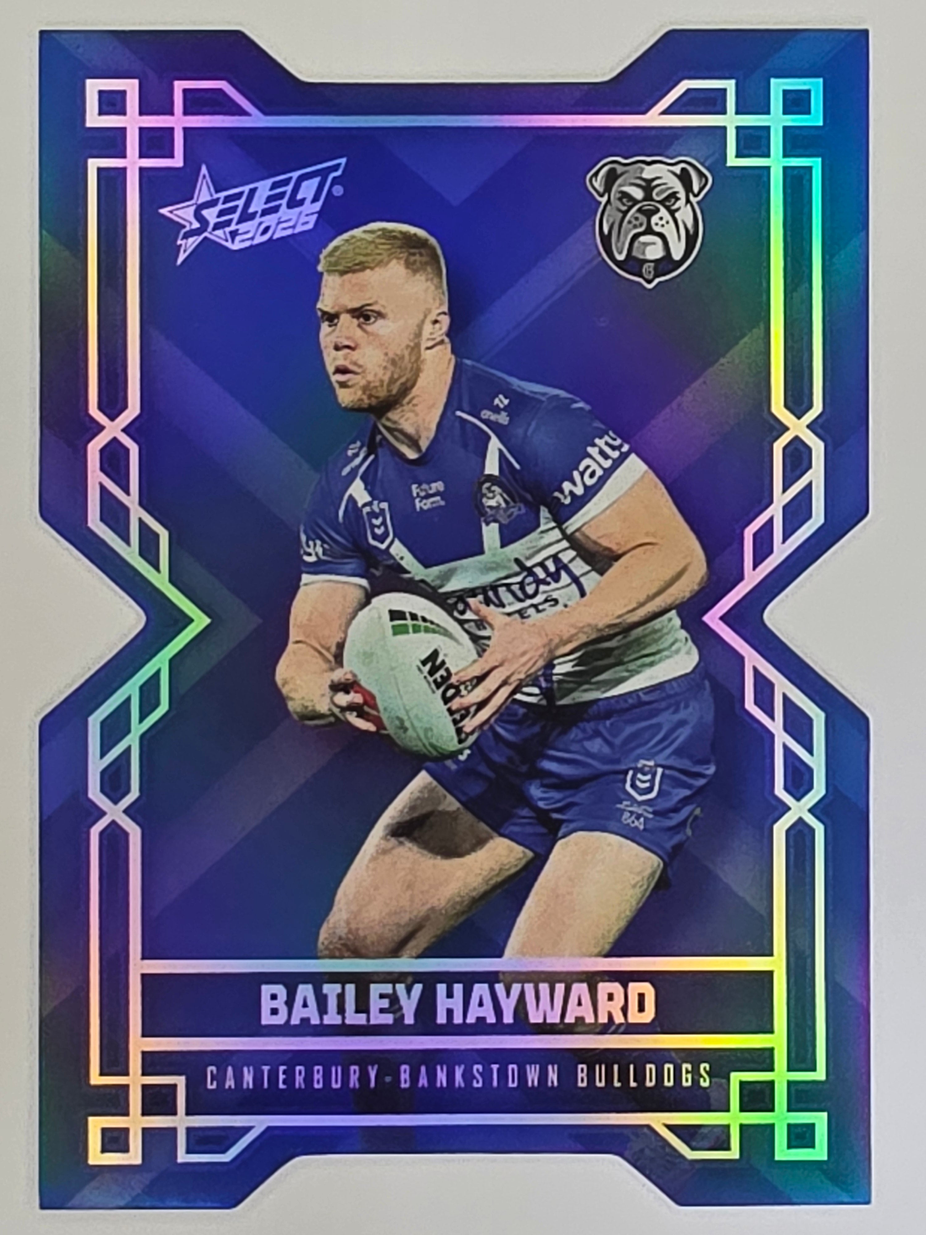 NRL 2026 League Heroes | Colours Diecut | #CD30 | Bailey Hayward | Canterbury Bulldogs