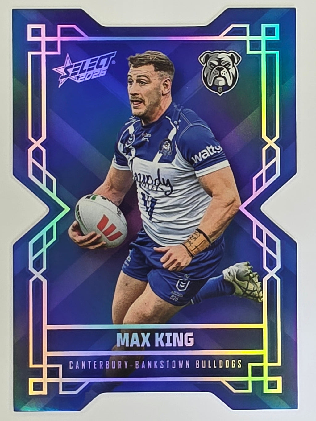 NRL 2026 League Heroes | Colours Diecut | #CD32 | Max King | Canterbury Bulldogs