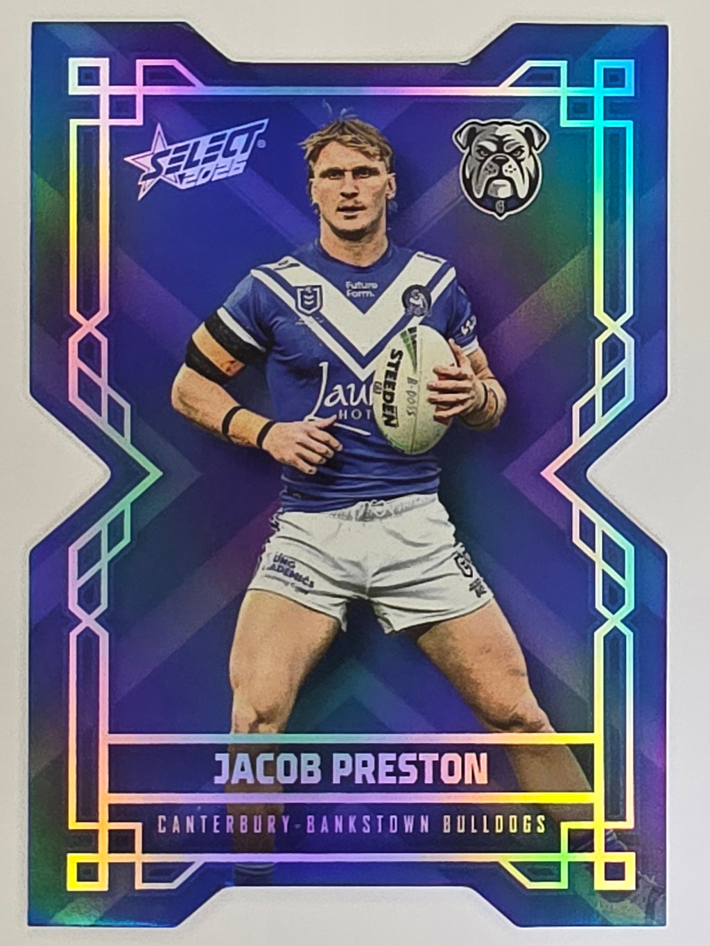 NRL 2026 League Heroes | Colours Diecut | #CD36 | Jacob Preston | Canterbury Bulldogs