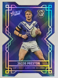 NRL 2026 League Heroes | Colours Diecut | #CD36 | Jacob Preston | Canterbury Bulldogs