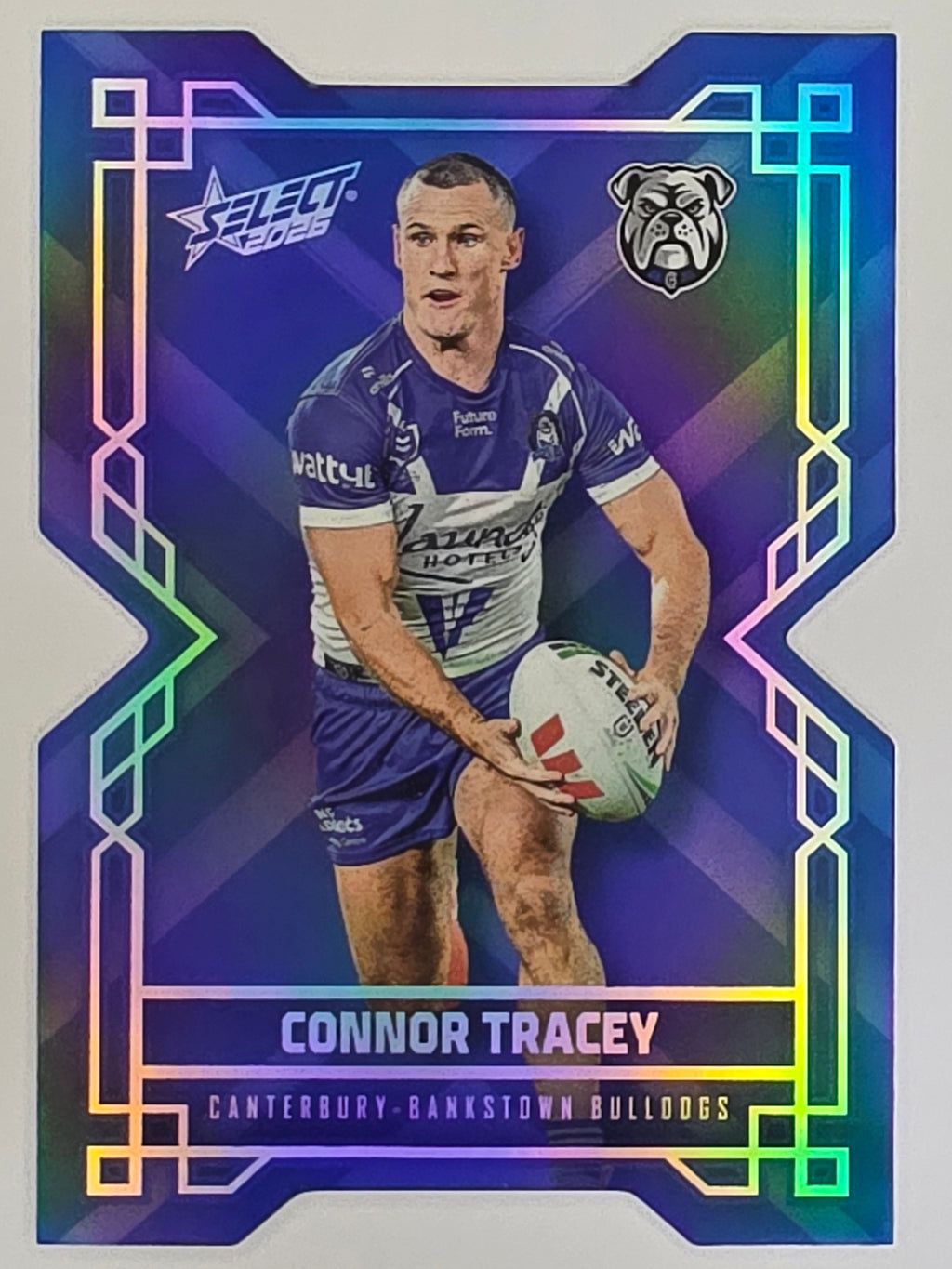 NRL 2026 League Heroes | Colours Diecut | #CD37 | Connor Tracey | Canterbury Bulldogs