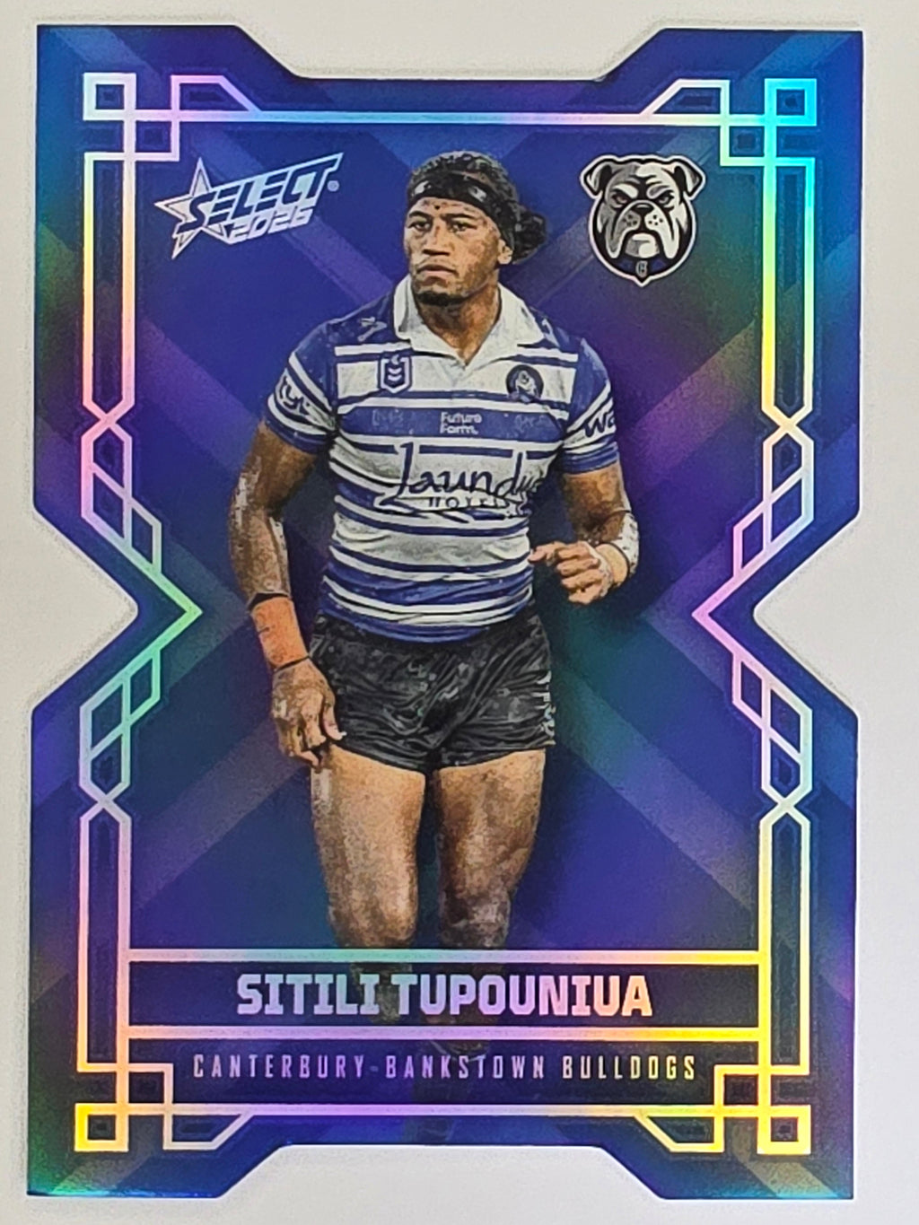 NRL 2026 League Heroes | Colours Diecut | #CD38 | Sitili Tupouniua | Canterbury Bulldogs
