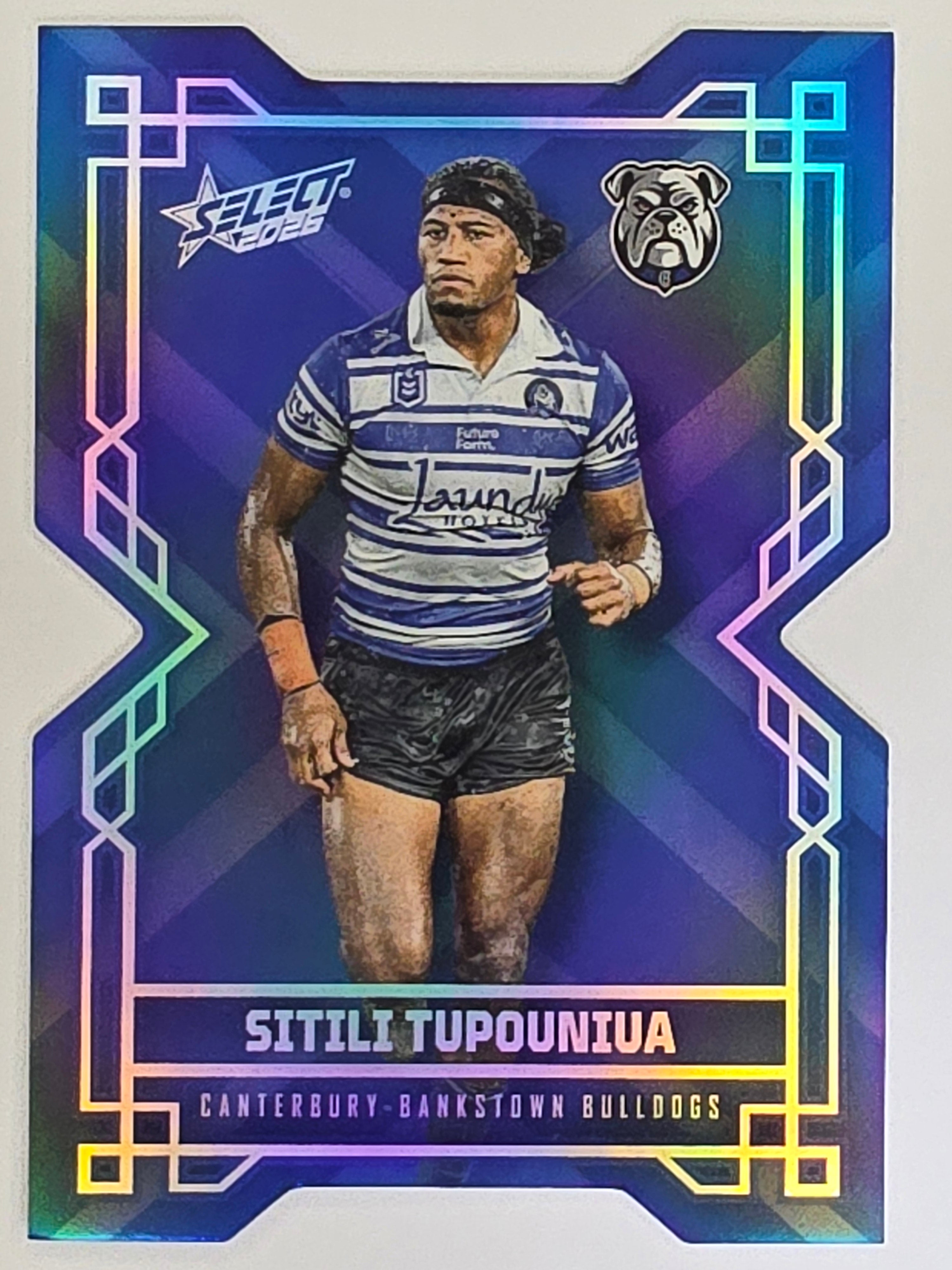 NRL 2026 League Heroes | Colours Diecut | #CD38 | Sitili Tupouniua | Canterbury Bulldogs