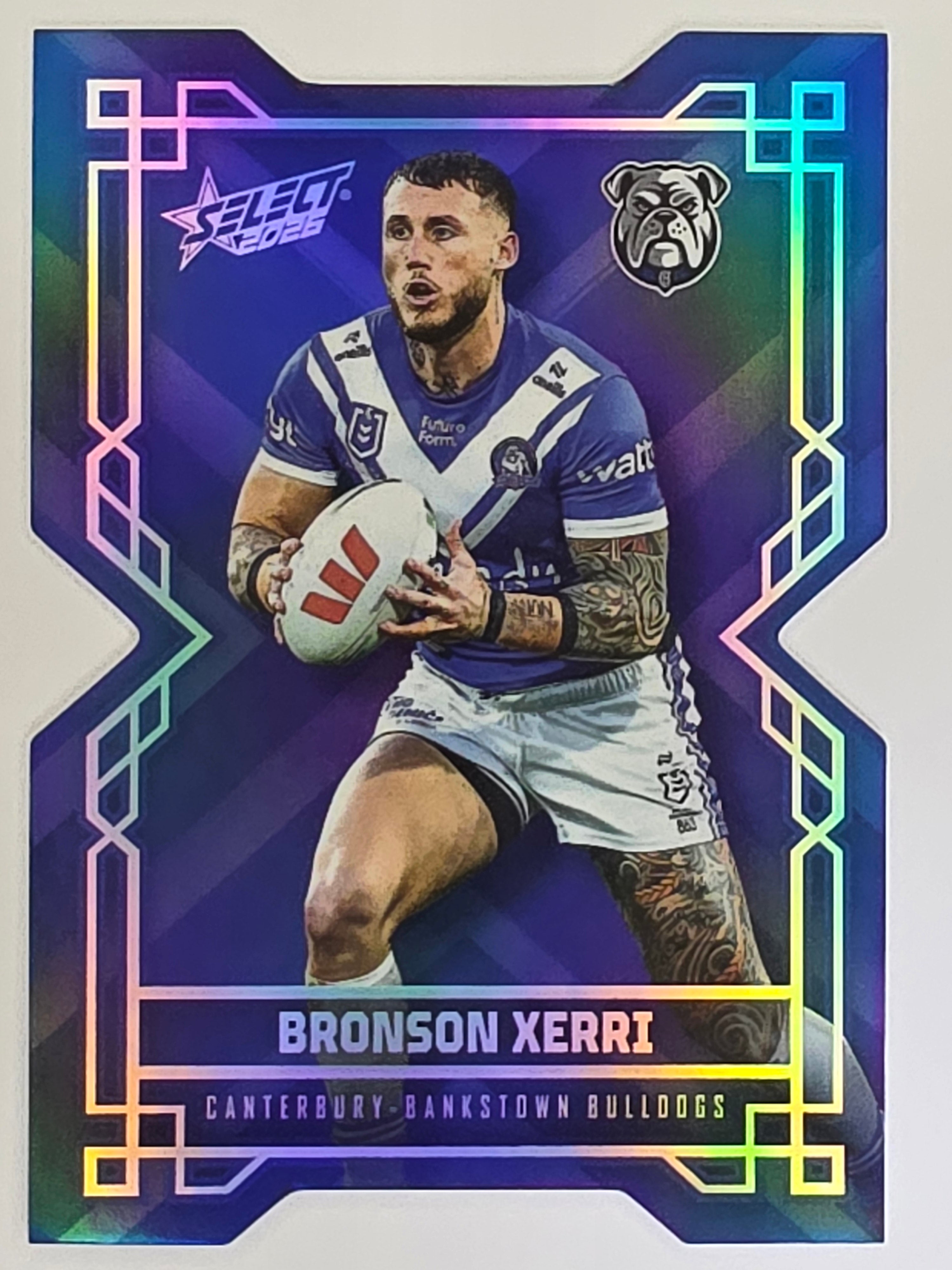 NRL 2026 League Heroes | Colours Diecut | #CD39 | Bronson Xerri | Canterbury Bulldogs