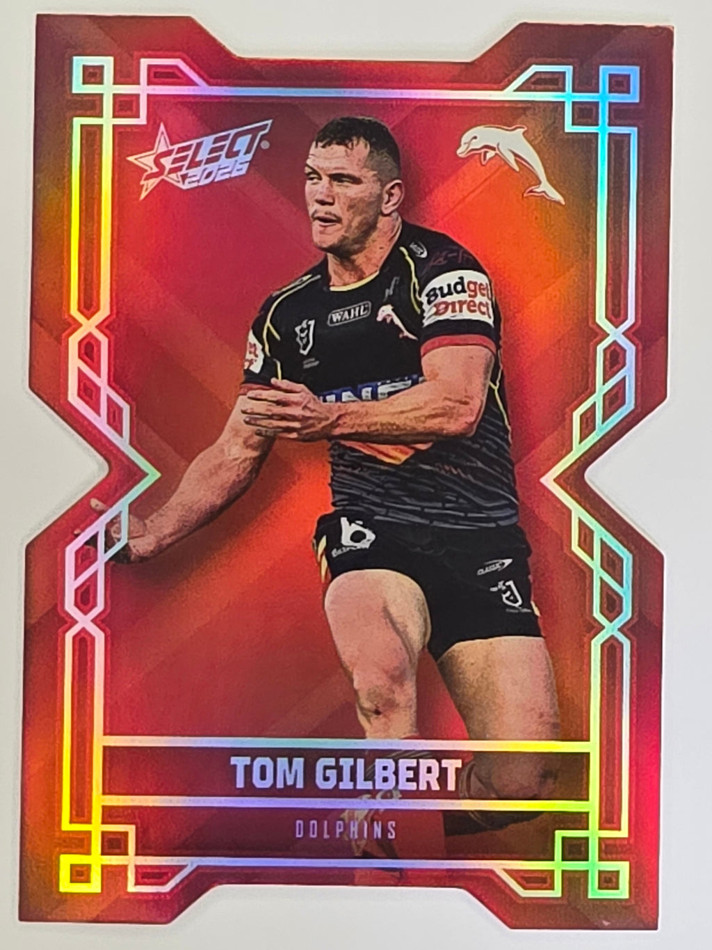 NRL 2026 League Heroes | Colours Diecut | #CD56 | Tom Gilbert | Dolphins