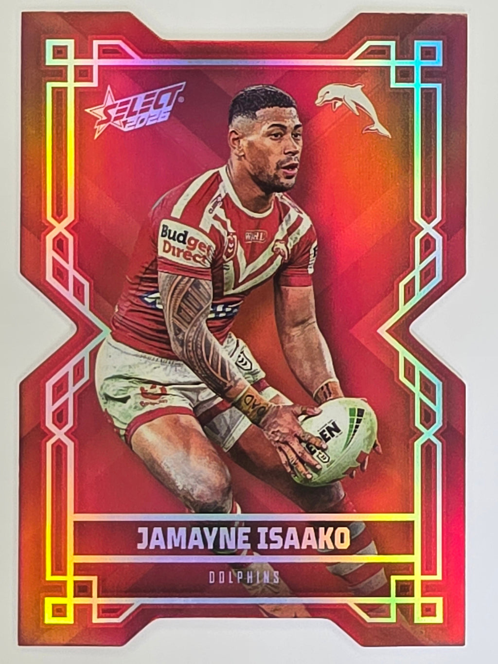 NRL 2026 League Heroes | Colours Diecut | #CD57 | Jamayne Isaako | Dolphins