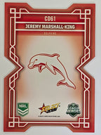 NRL 2026 League Heroes | Colours Diecut | #CD61 | Jeremy Marshall-King |Dolphins