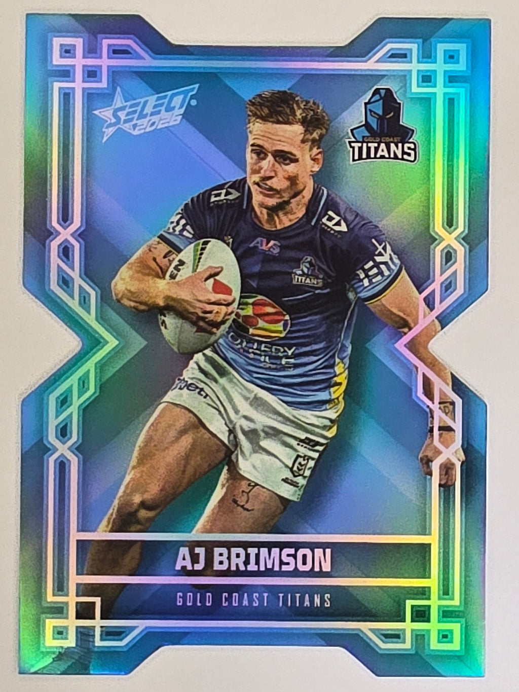 NRL 2026 League Heroes | Colours Diecut | #CD66 | AJ Brimson | Gold Coast Titans