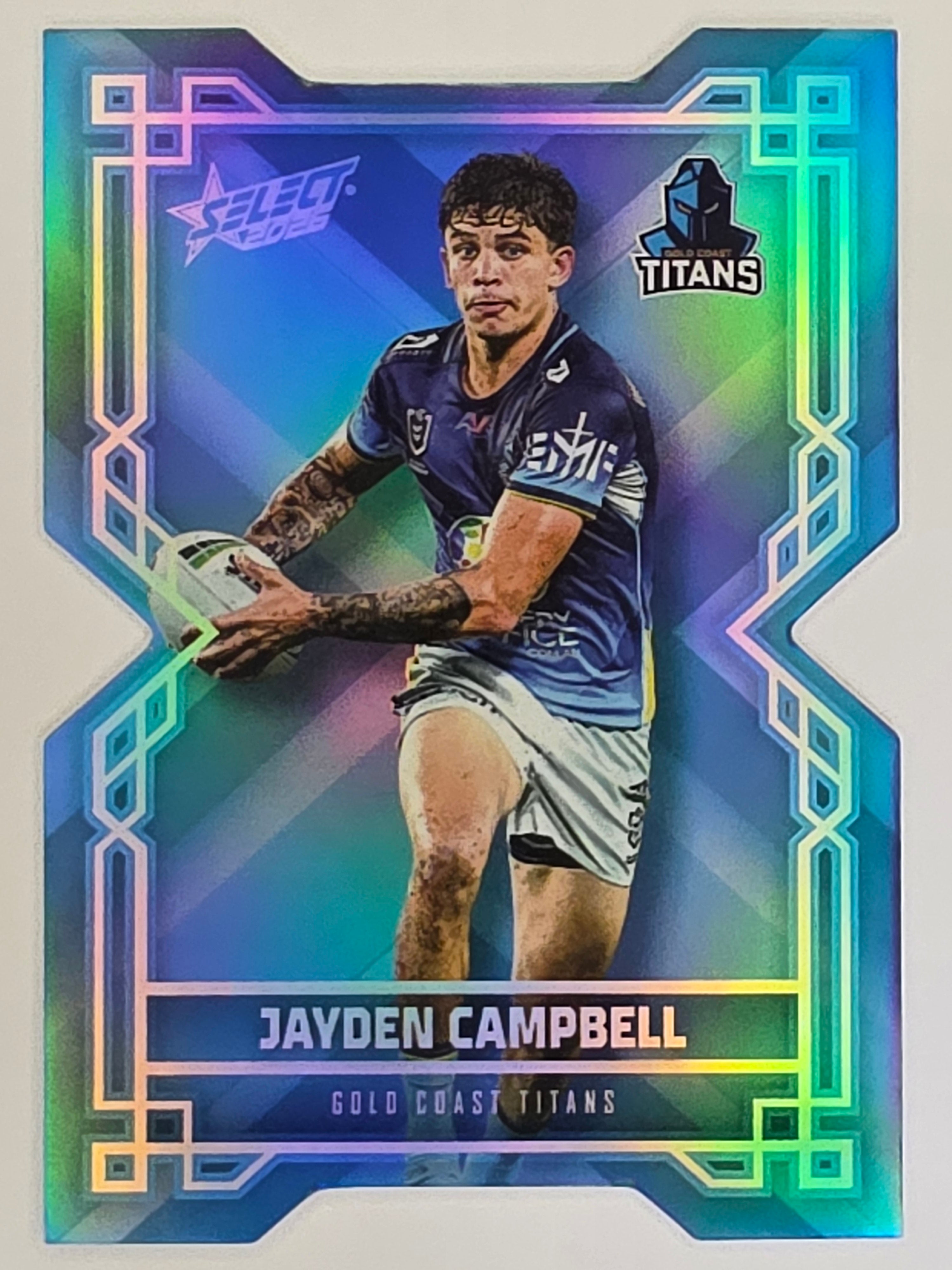 NRL 2026 League Heroes | Colours Diecut | #CD67 | Jayden Campbell | Gold Coast Titans