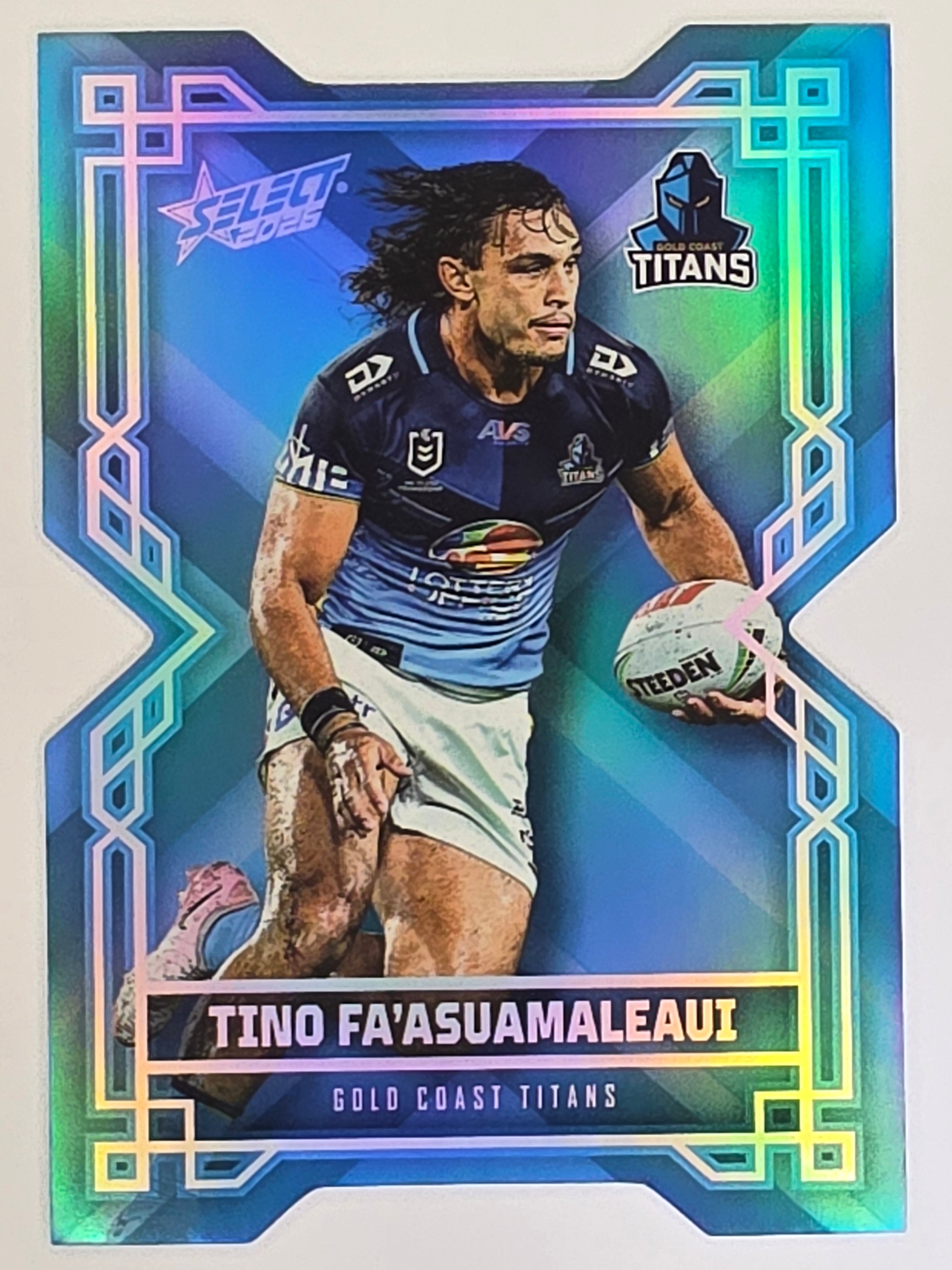 NRL 2026 League Heroes | Colours Diecut | #CD70 | Tino Fa’asuamaleaui | Gold Coast Titans