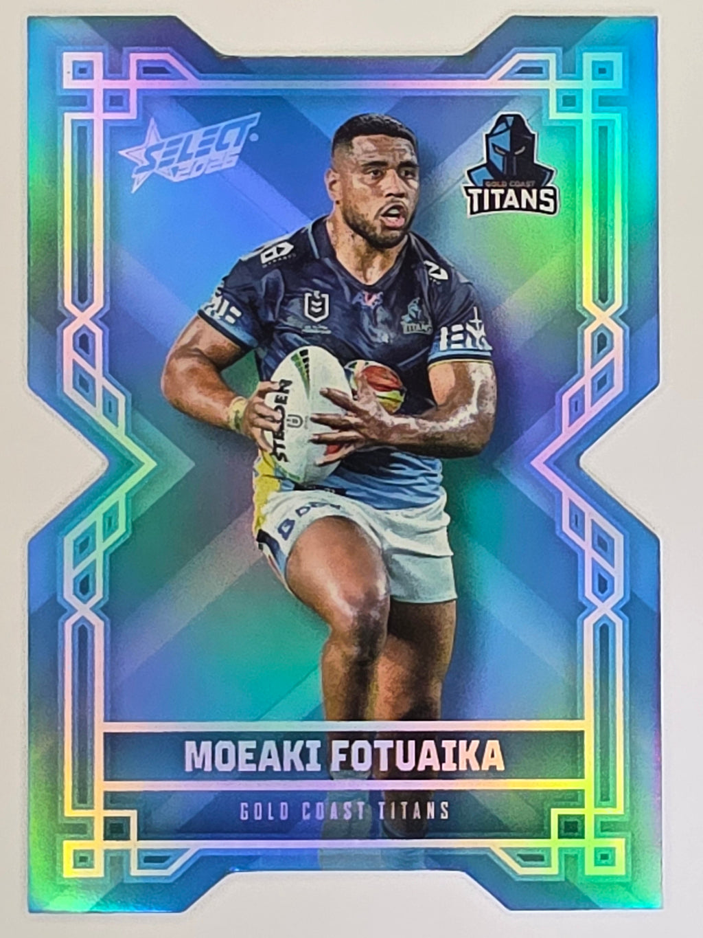 NRL 2026 League Heroes | Colours Diecut | #CD73 | Moeaki Fotuaika | Gold Coast Titans