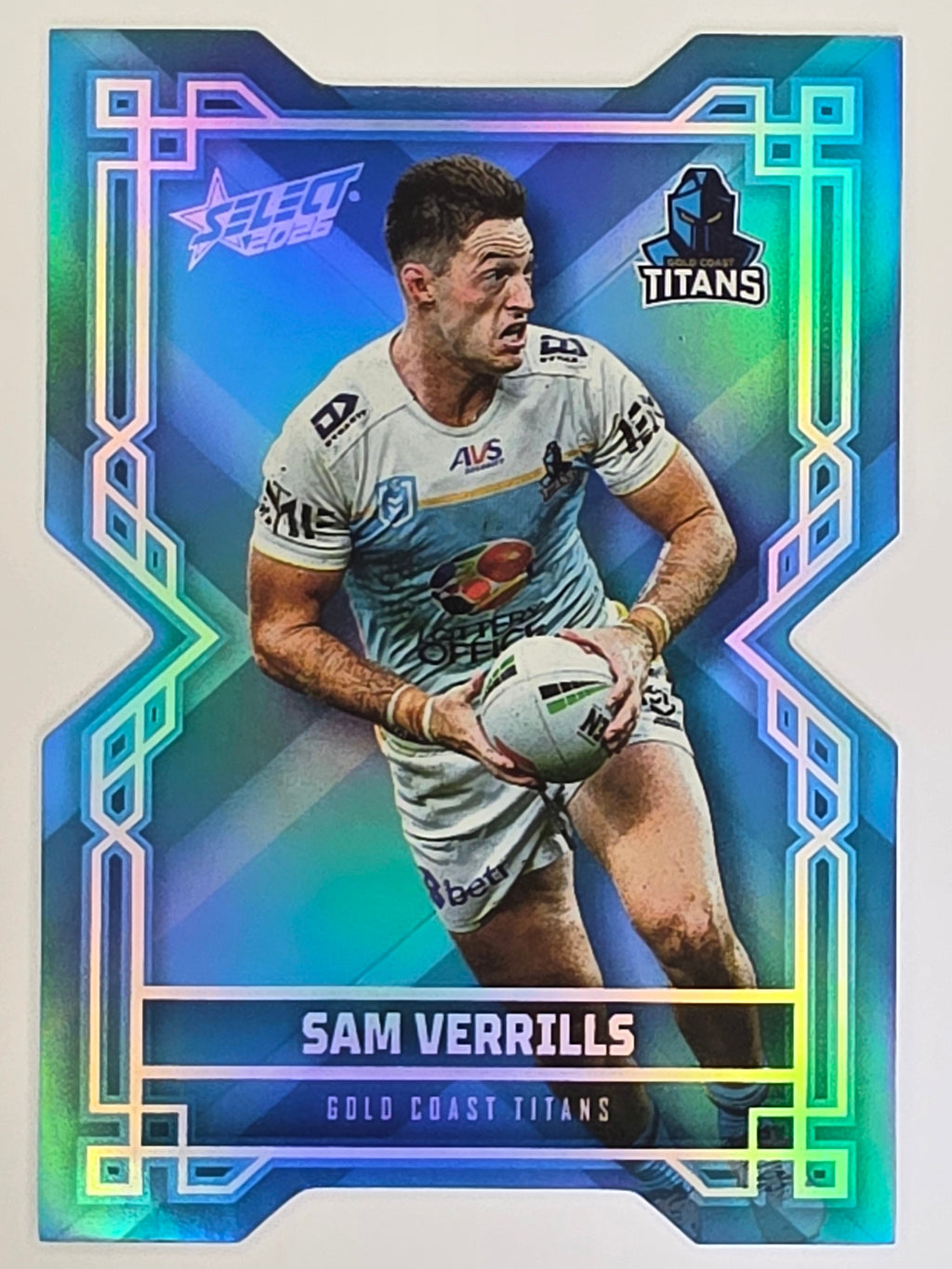 NRL 2026 League Heroes | Colours Diecut | #CD78 | Sam Verrills |Gold Coast Titans