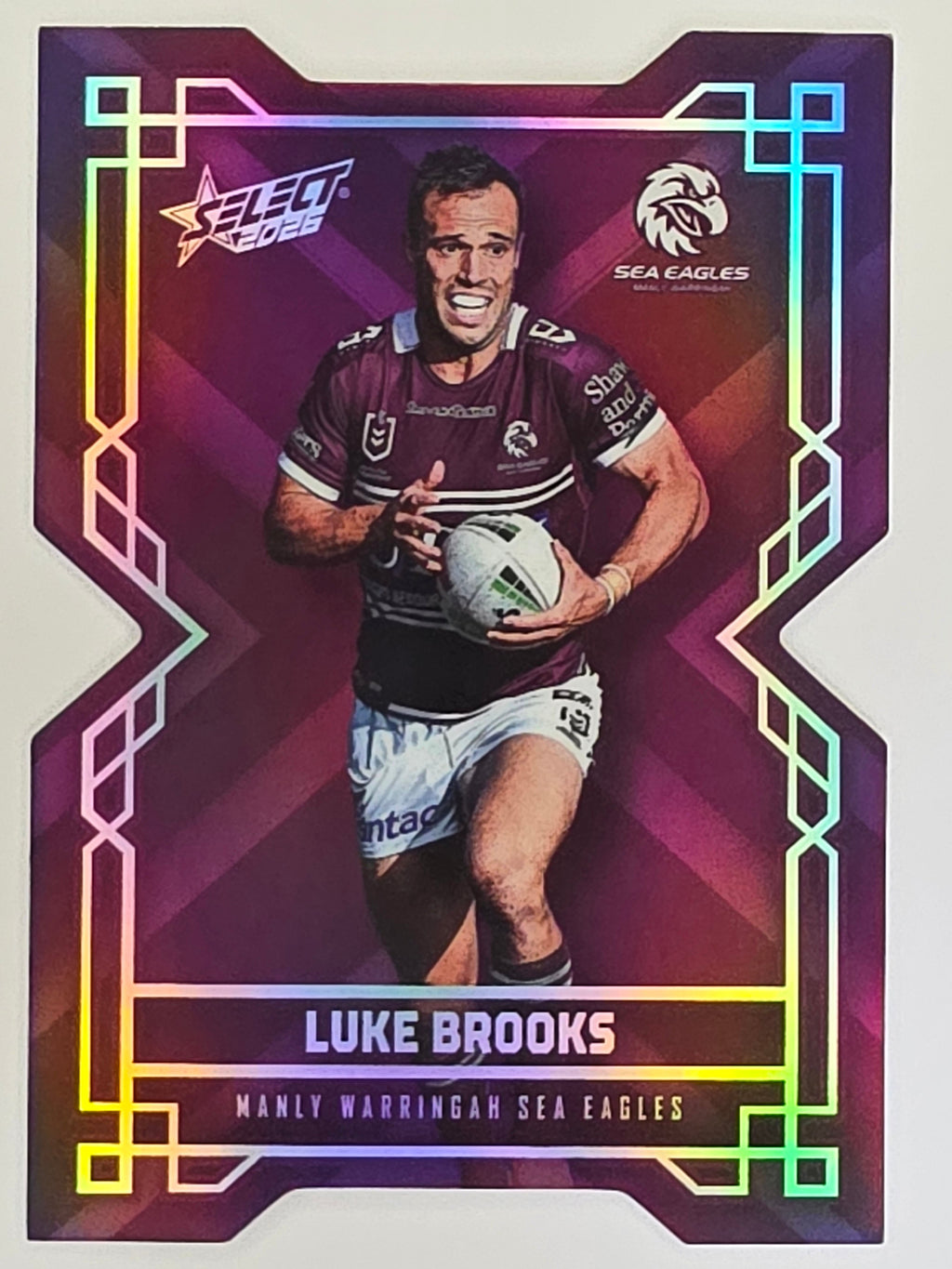NRL 2026 League Heroes | Colours Diecut | #CD79 | Luke Brooks | Manly Sea Eagles