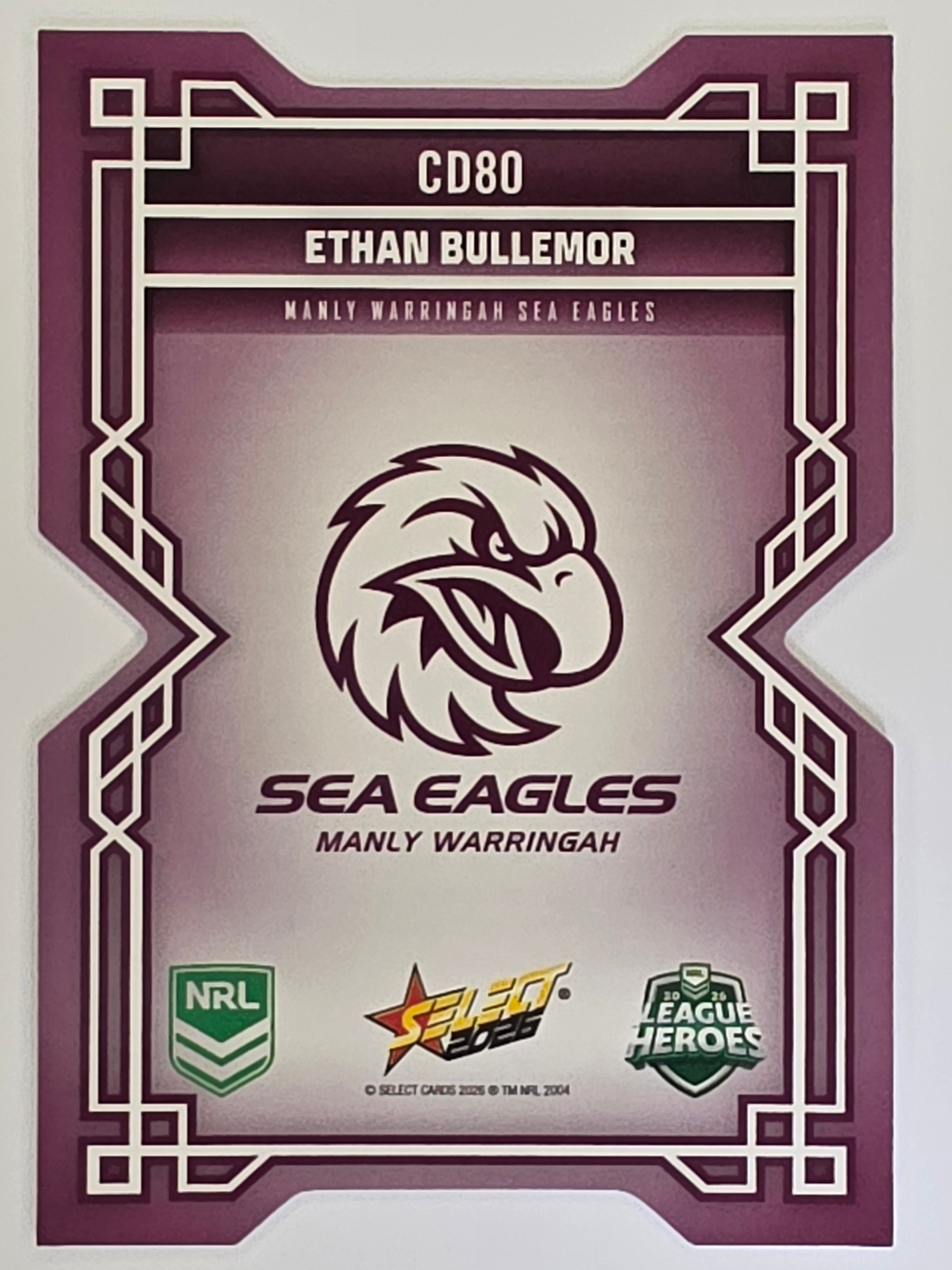 NRL 2026 League Heroes | Colours Diecut | #CD80 | Ethan Bullemor | Manly Sea Eagles