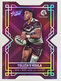 NRL 2026 League Heroes | Colours Diecut | #CD84 | Toluta’u Koula | Manly Sea Eagles