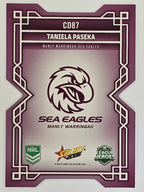NRL 2026 League Heroes | Colours Diecut | #CD87 | Taniela Paseka | Manly Sea Eagles