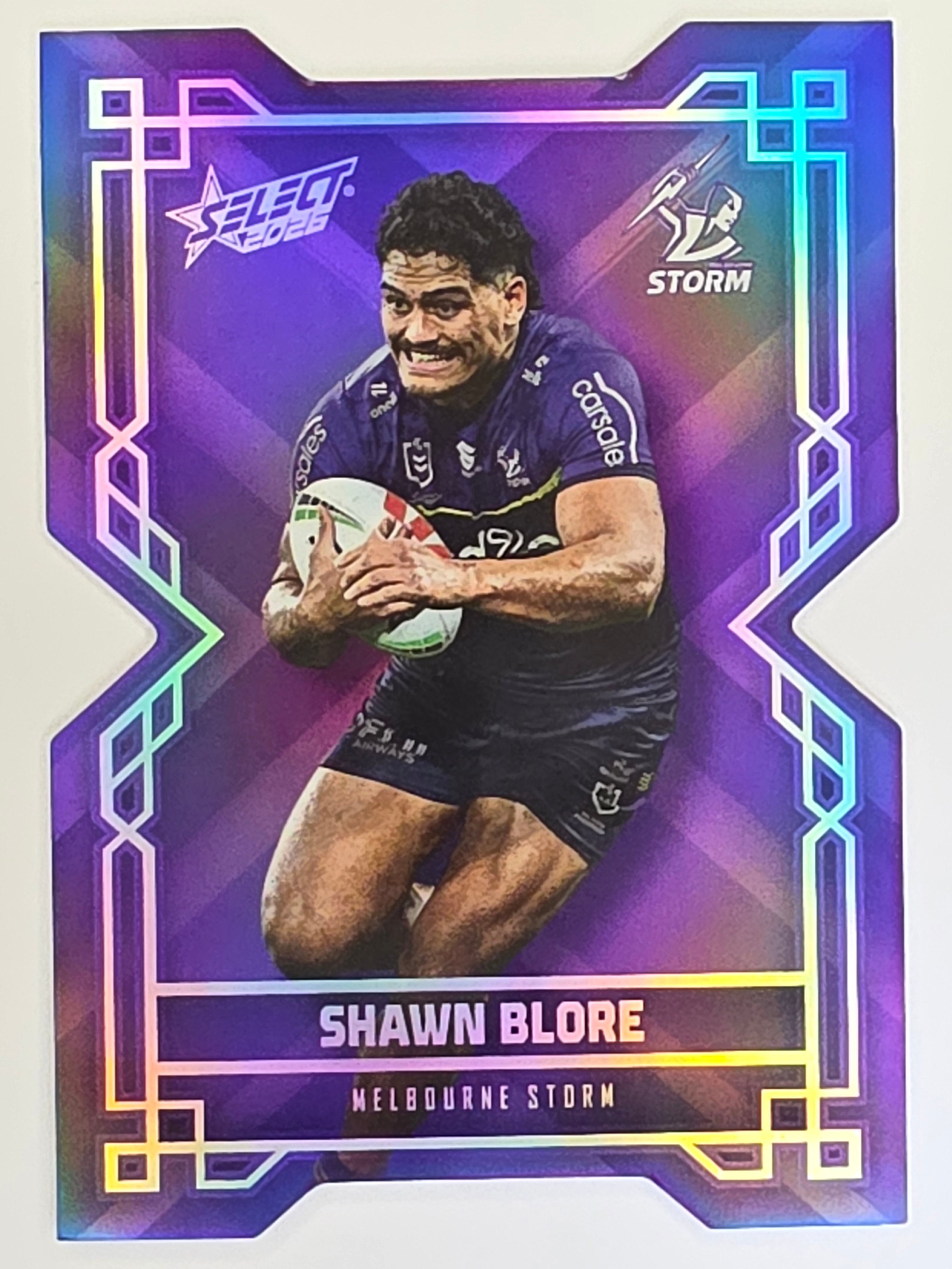 NRL 2026 League Heroes | Colours Diecut | #CD93 | Shawn Blore | Melbourne Storm