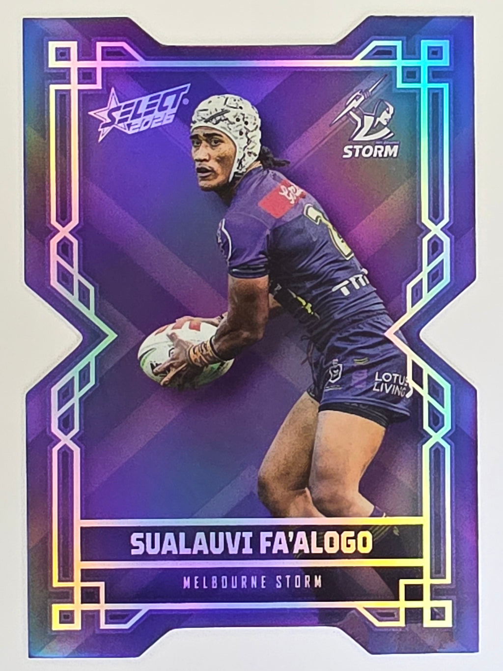NRL 2026 League Heroes | Colours Diecut | #CD95 | Sualauvi Fa’alogo | Melbourne Storm