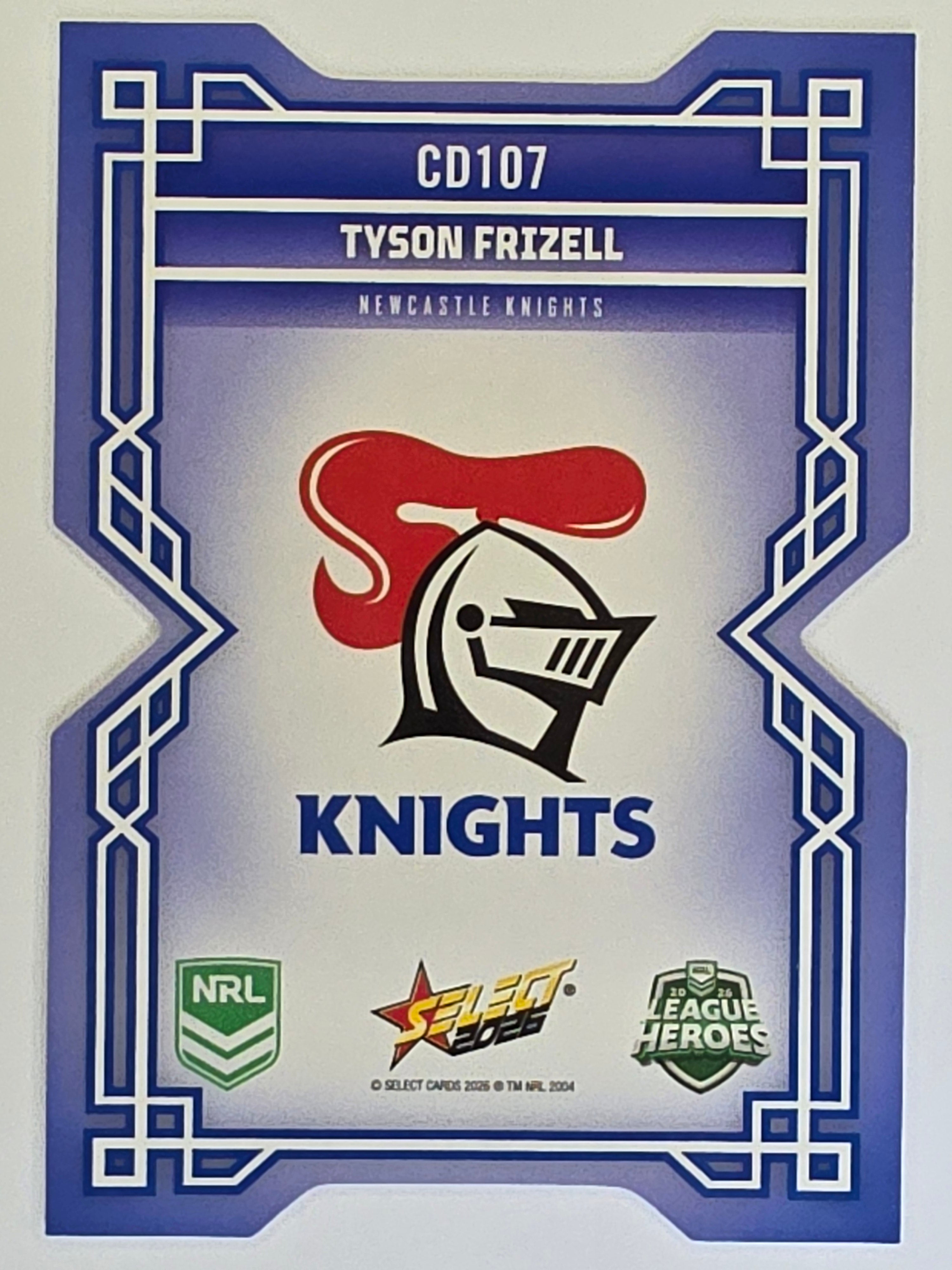 NRL 2026 League Heroes | Colours Diecut | #CD107 | Tyson Frizell | Newcastle Knights