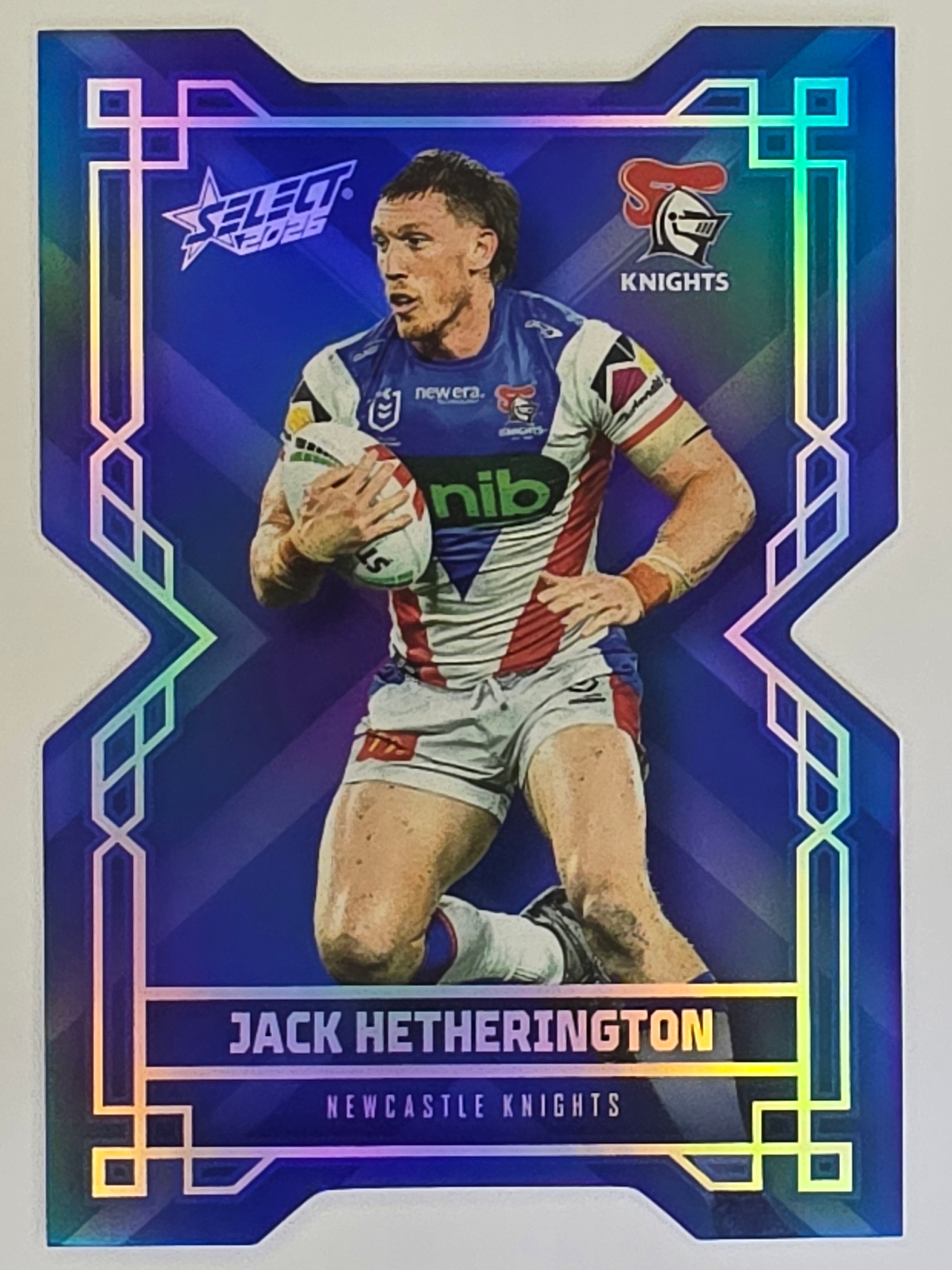 NRL 2026 League Heroes | Colours Diecut | #CD109 | Jack Hetherington | Newcastle Knights