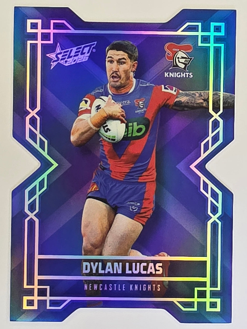 NRL 2026 League Heroes | Colours Diecut | #CD110 | Dylan Lucas | Newcastle Knights