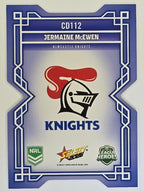 NRL 2026 League Heroes | Colours Diecut | #CD112 | Jermaine McEwen | Newcastle Knights