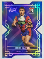 NRL 2026 League Heroes | Colours Diecut | #CD114 | Jacob Saifiti | Newcastle Knights